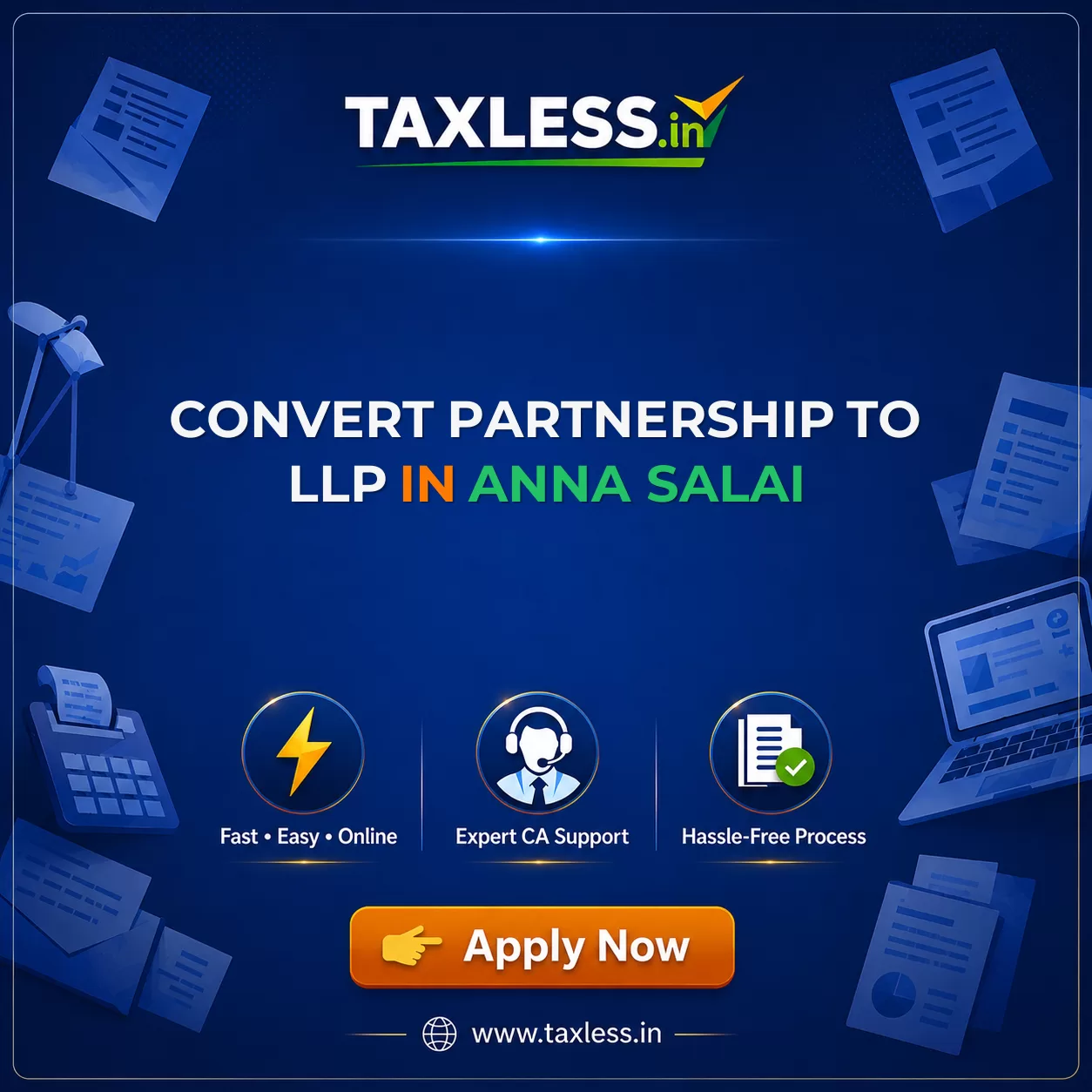 Convert Partnership To LLP in Anna Salai