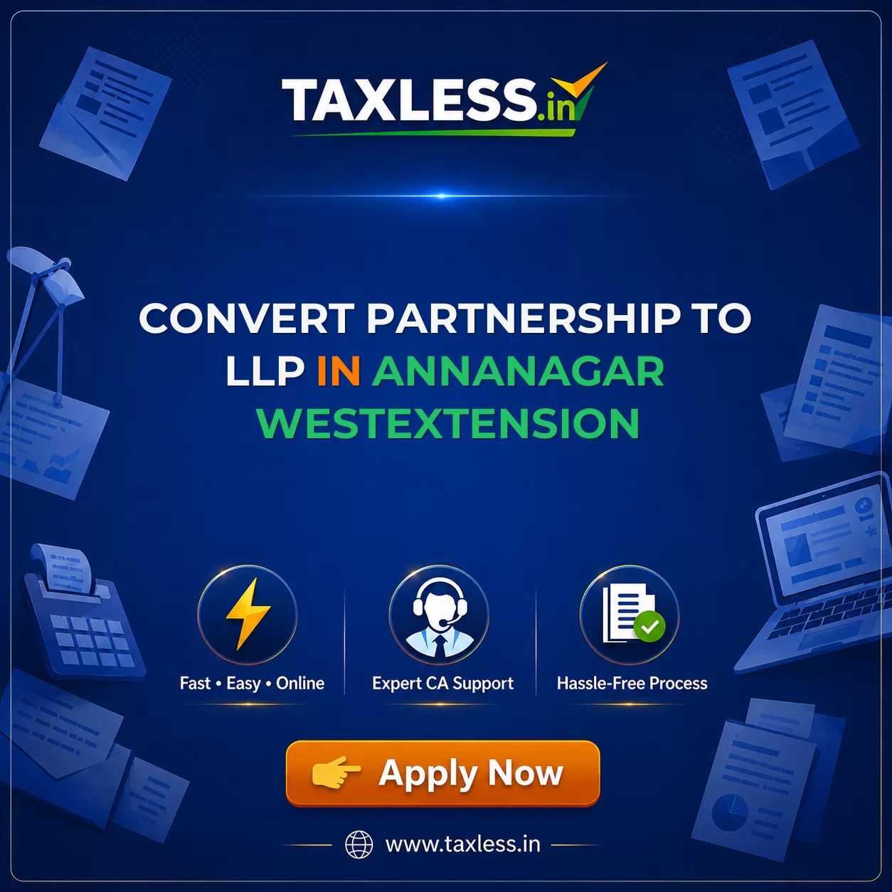 Convert Partnership To LLP in Annanagar Westextension