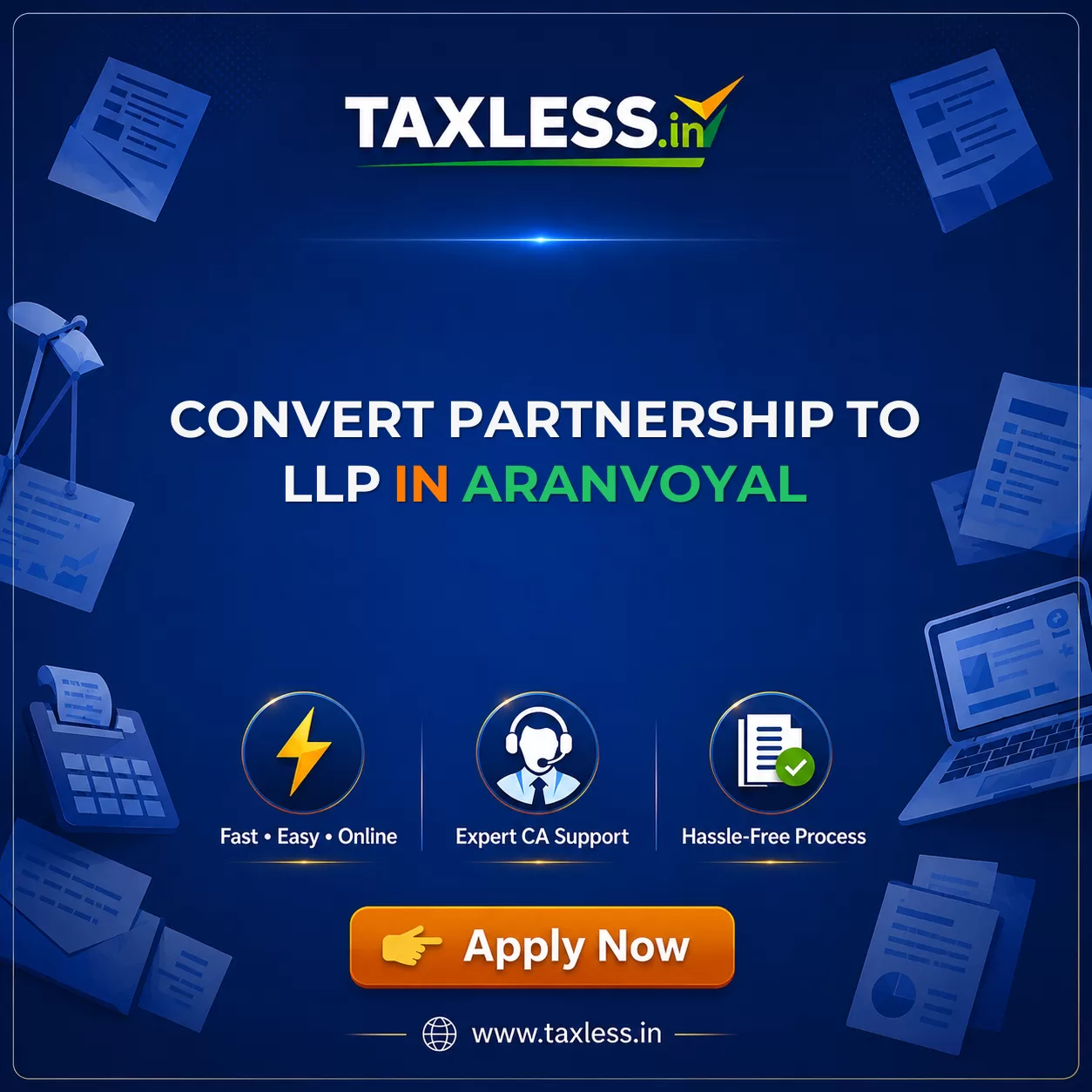 Convert Partnership To LLP in Aranvoyal