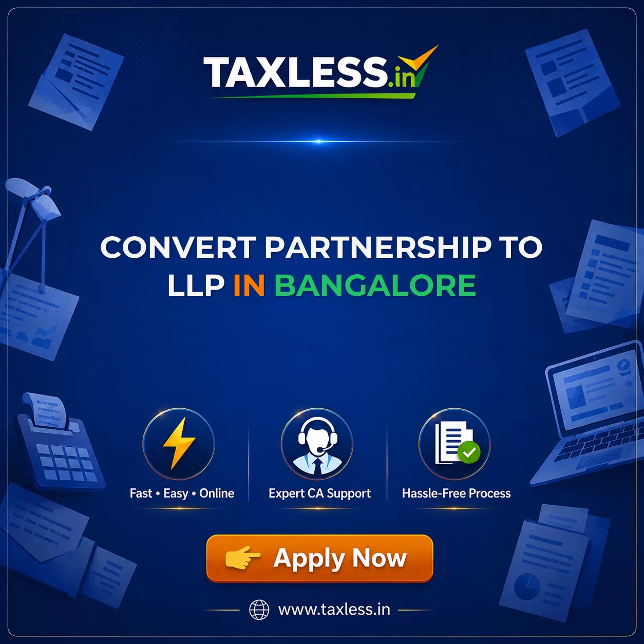Convert Partnership To LLP in Bangalore
