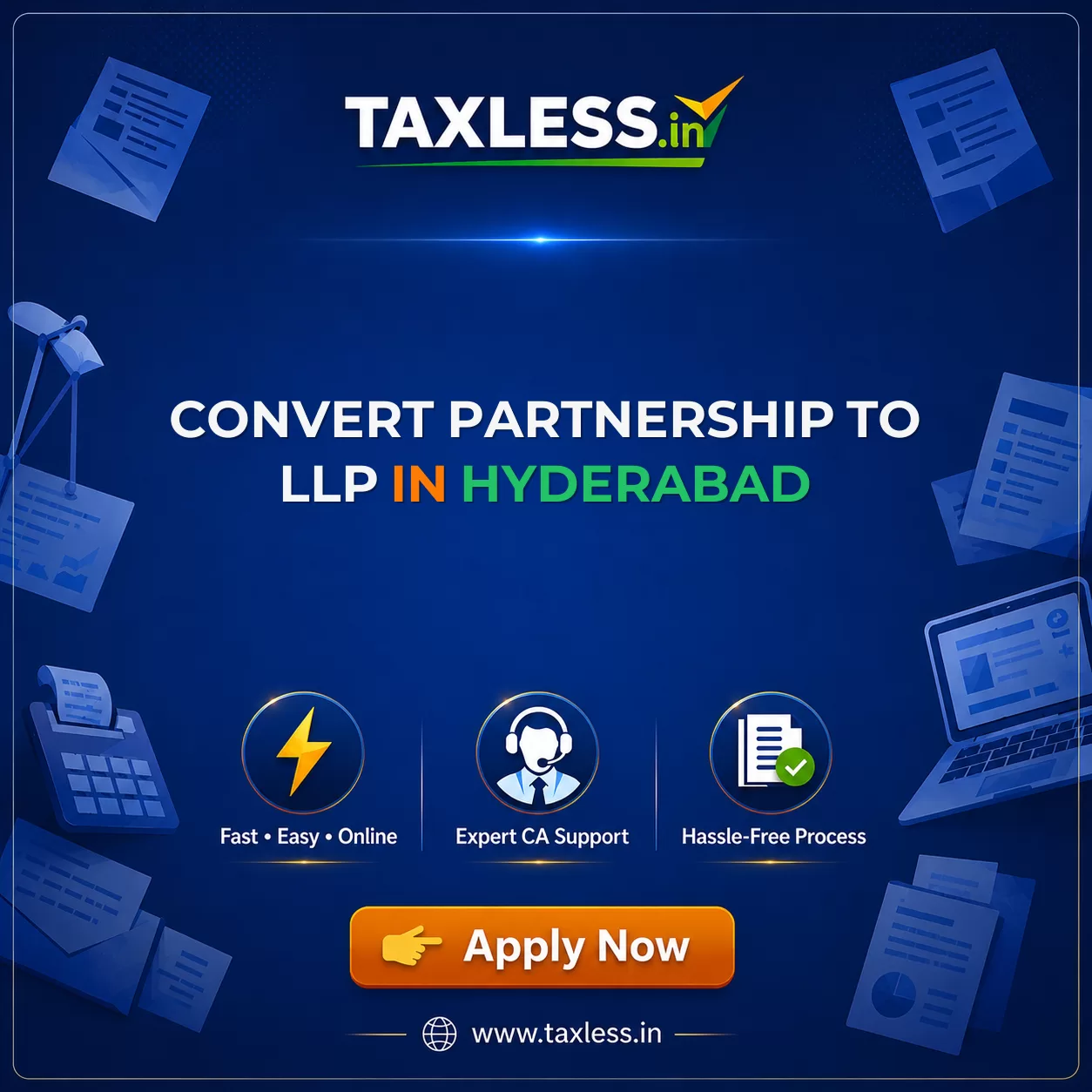 Convert Partnership To LLP in Hyderabad