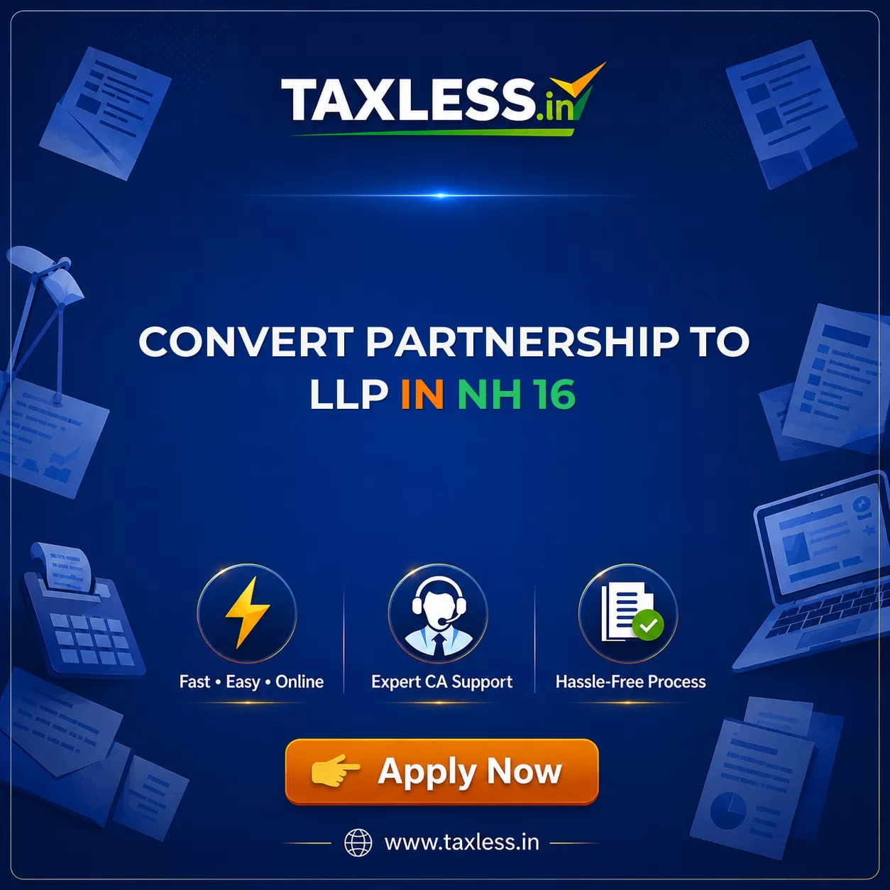 Convert Partnership To LLP in Nh 16