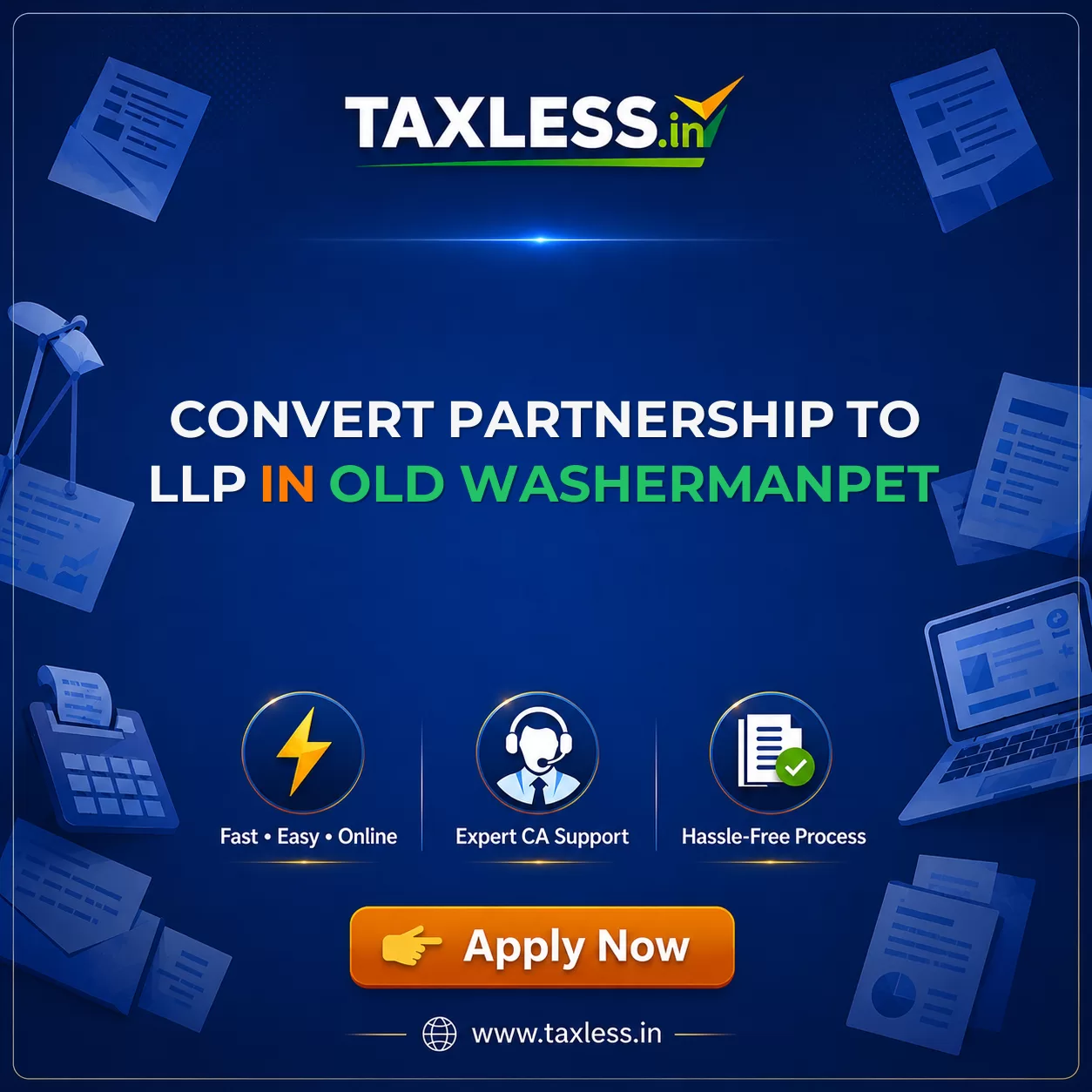 Convert Partnership To LLP in Old Washermanpet