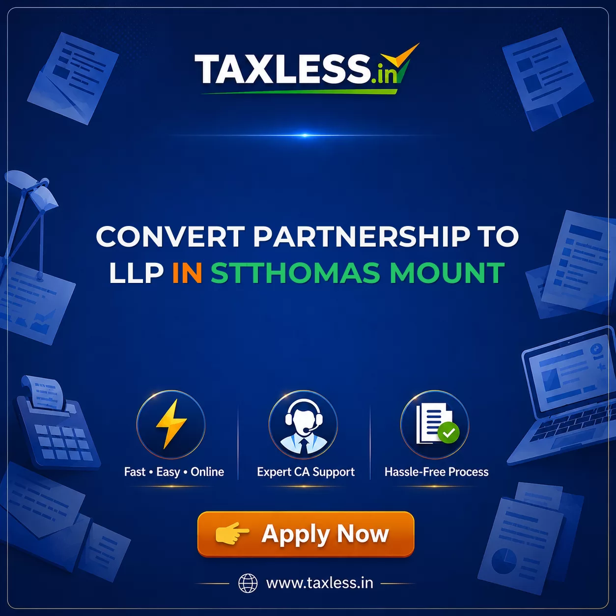Convert Partnership To LLP in Stthomas Mount