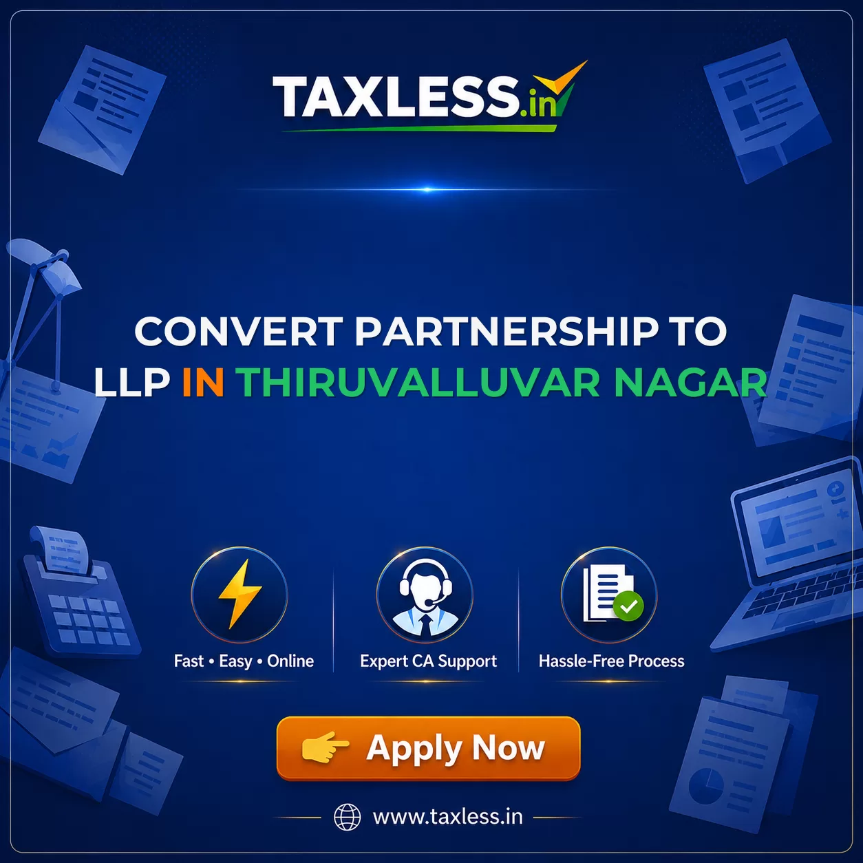 Convert Partnership To LLP in Thiruvalluvar Nagar