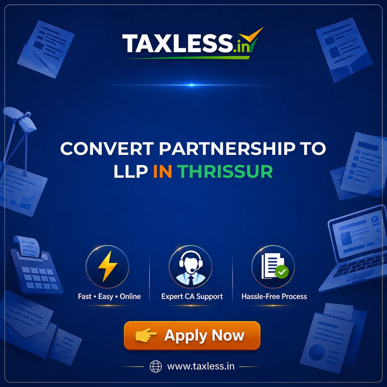 Convert Partnership To LLP in Thrissur