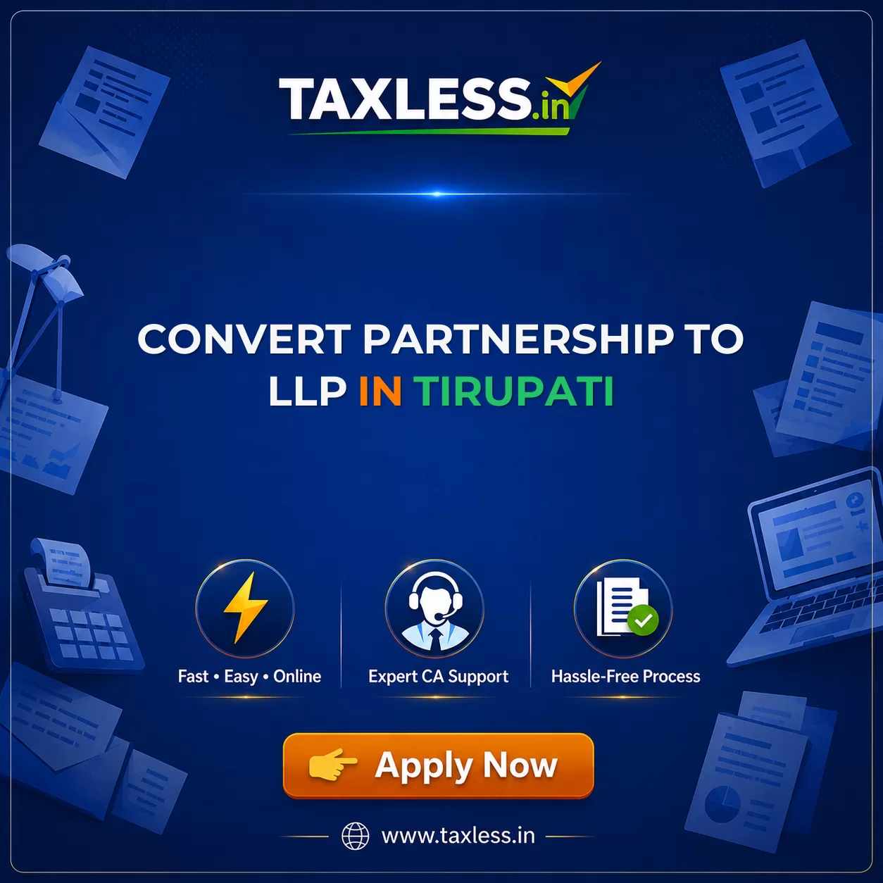 Convert Partnership To LLP in Tirupati