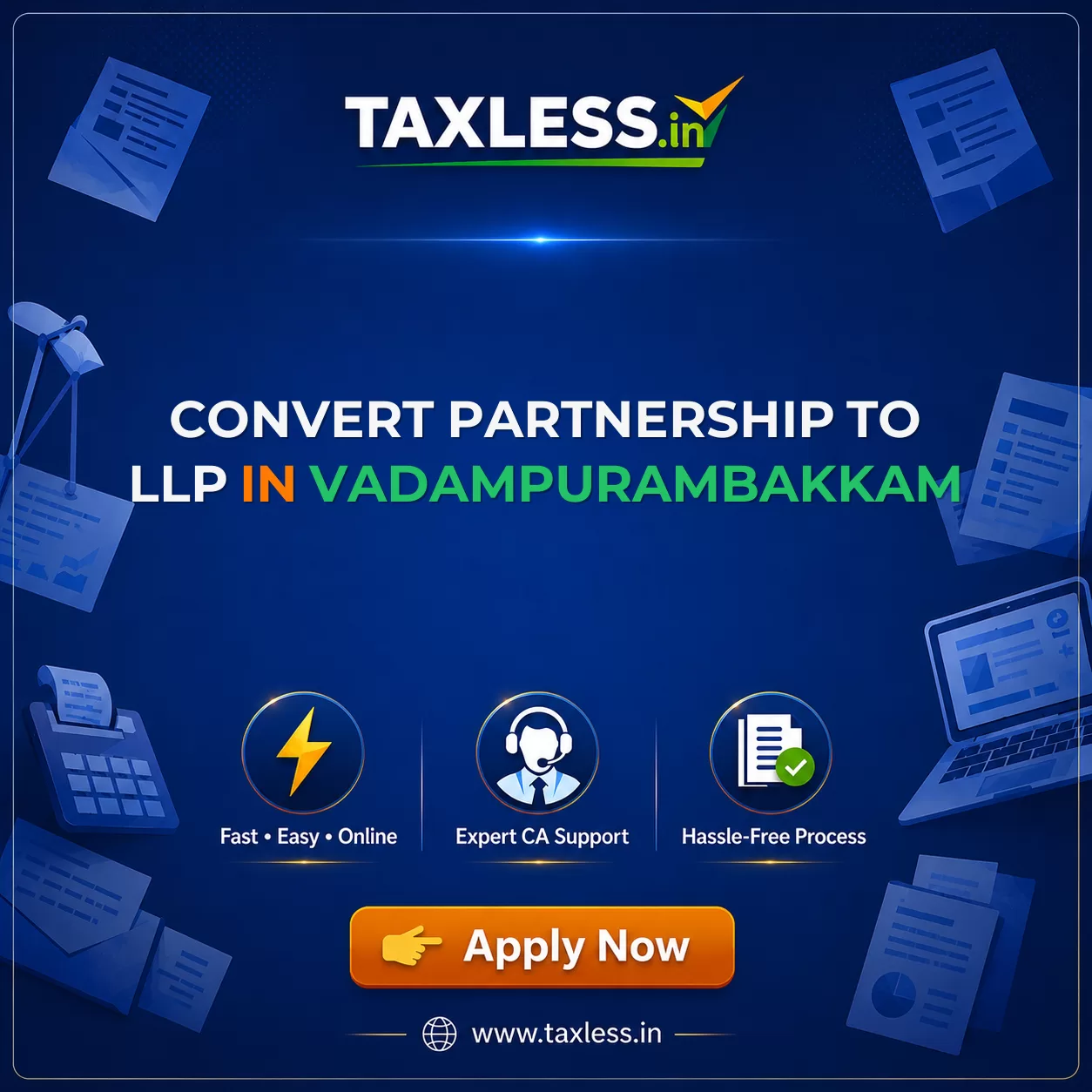 Convert Partnership To LLP in Vadampurambakkam