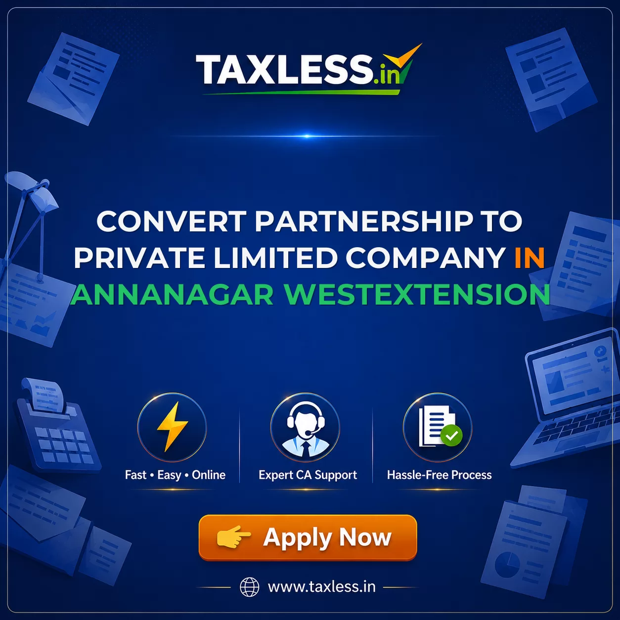 Convert Partnership To Private Limited Company in Annanagar Westextension