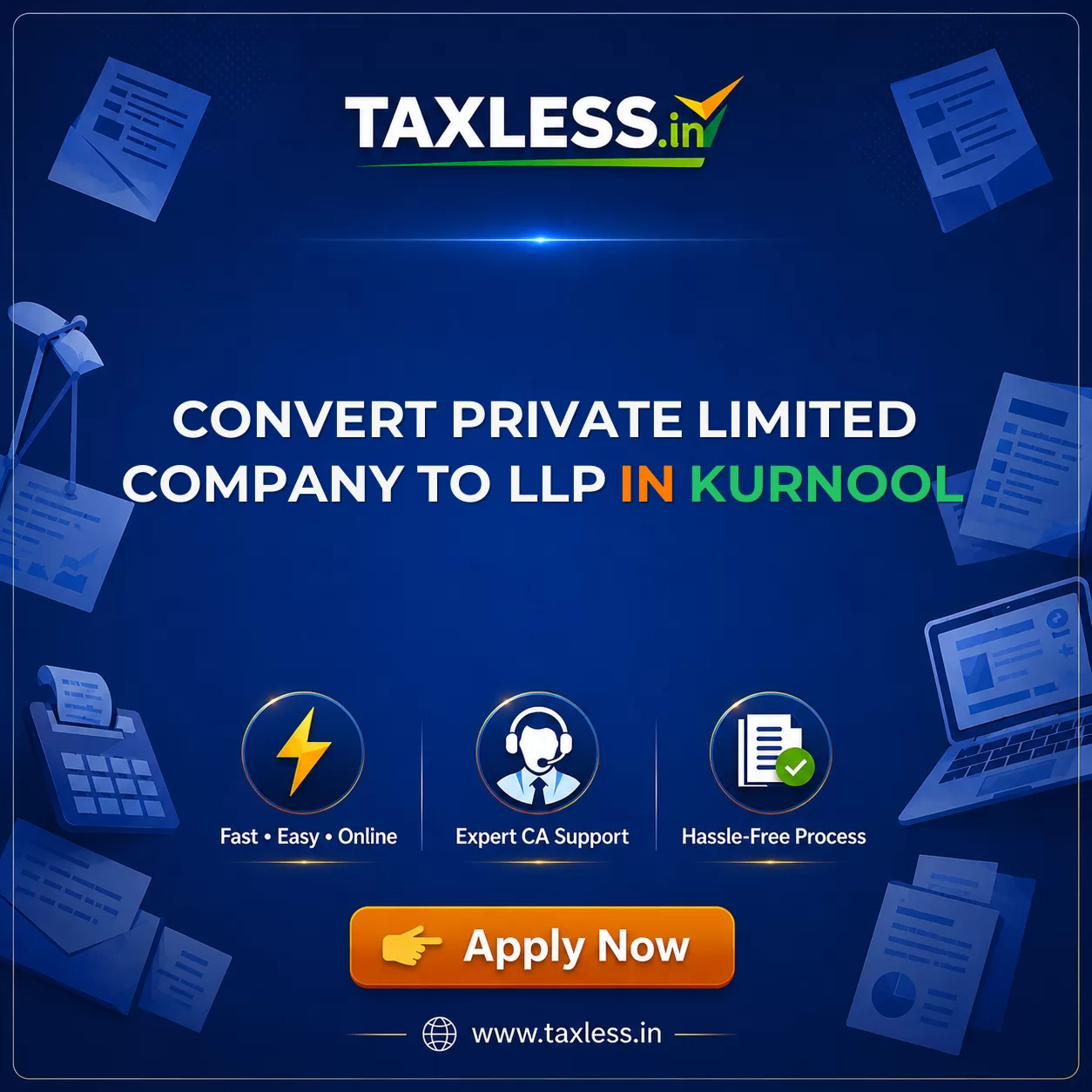 Convert Private Limited Company To LLP in Kurnool