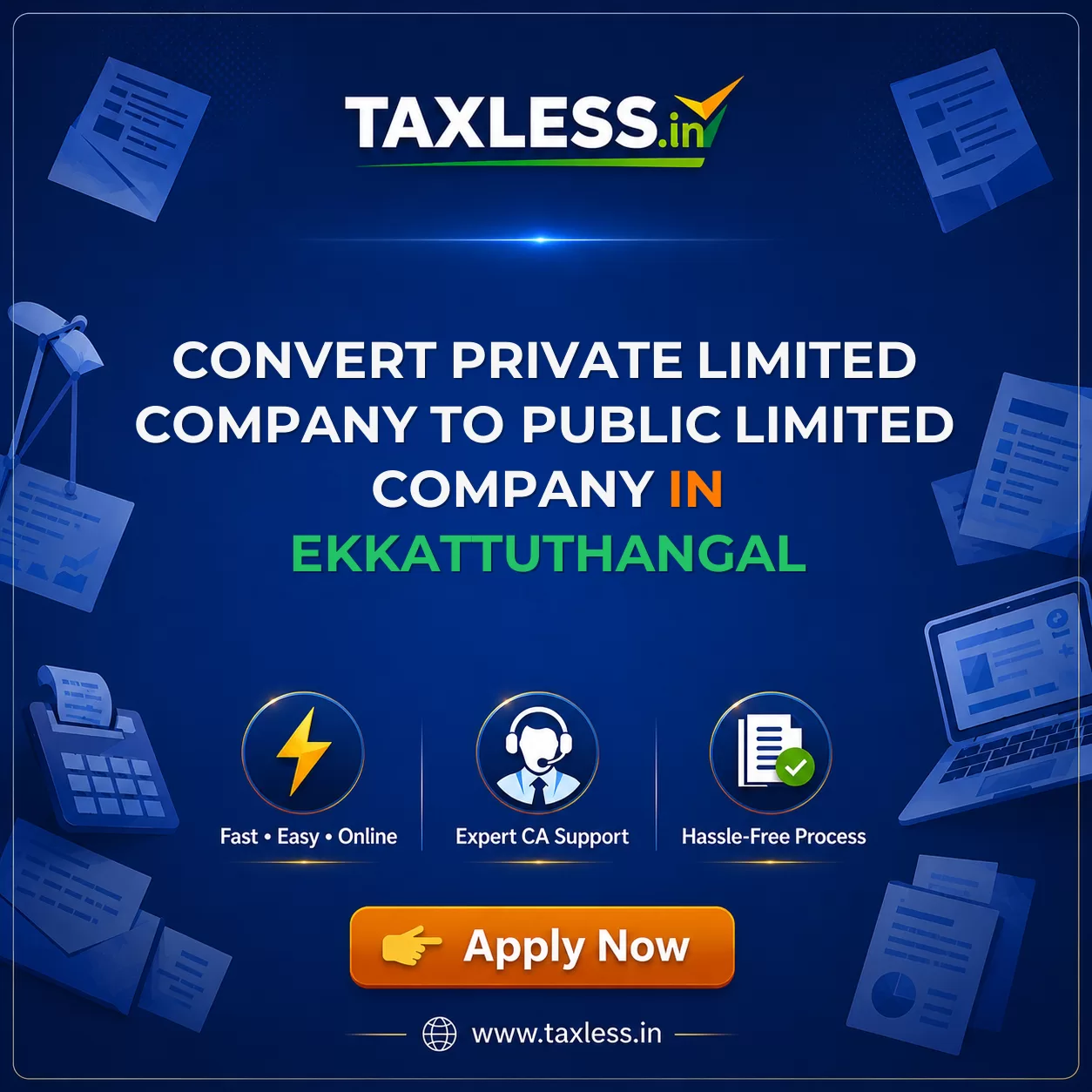 Convert Private Limited Company To Public Limited Company in Ekkattuthangal