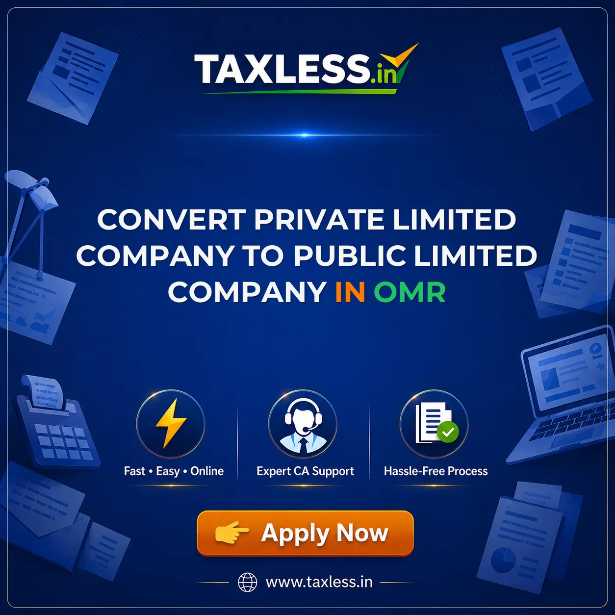 Convert Private Limited Company To Public Limited Company in Omr