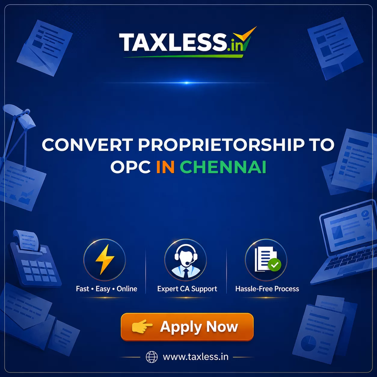 Convert Proprietorship To OPC in Chennai