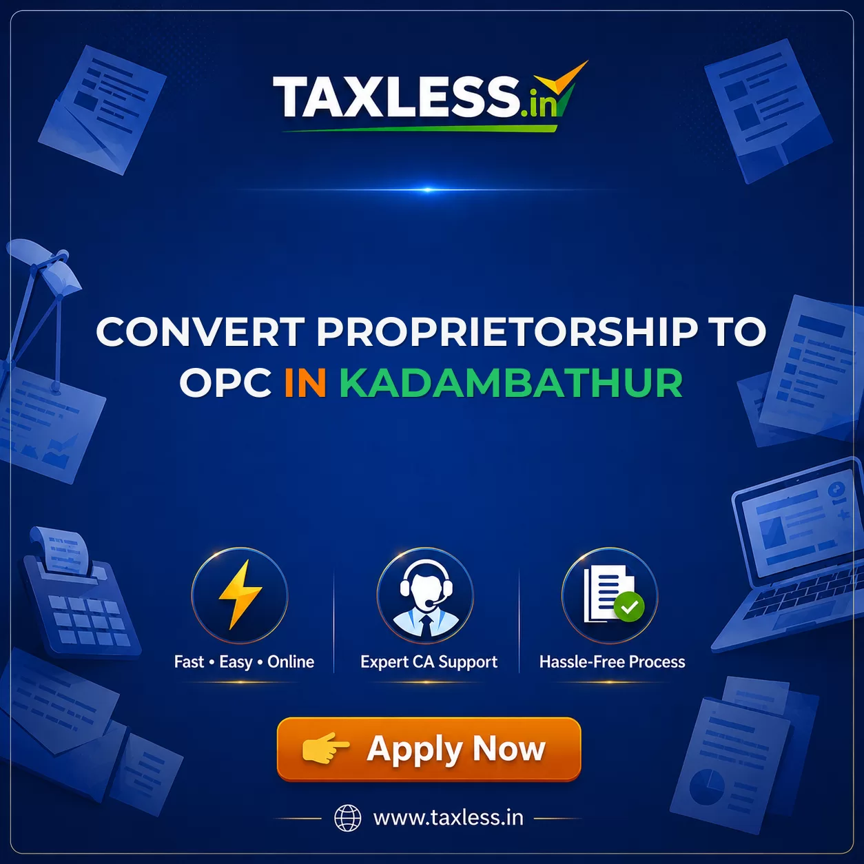 Convert Proprietorship To OPC in Kadambathur