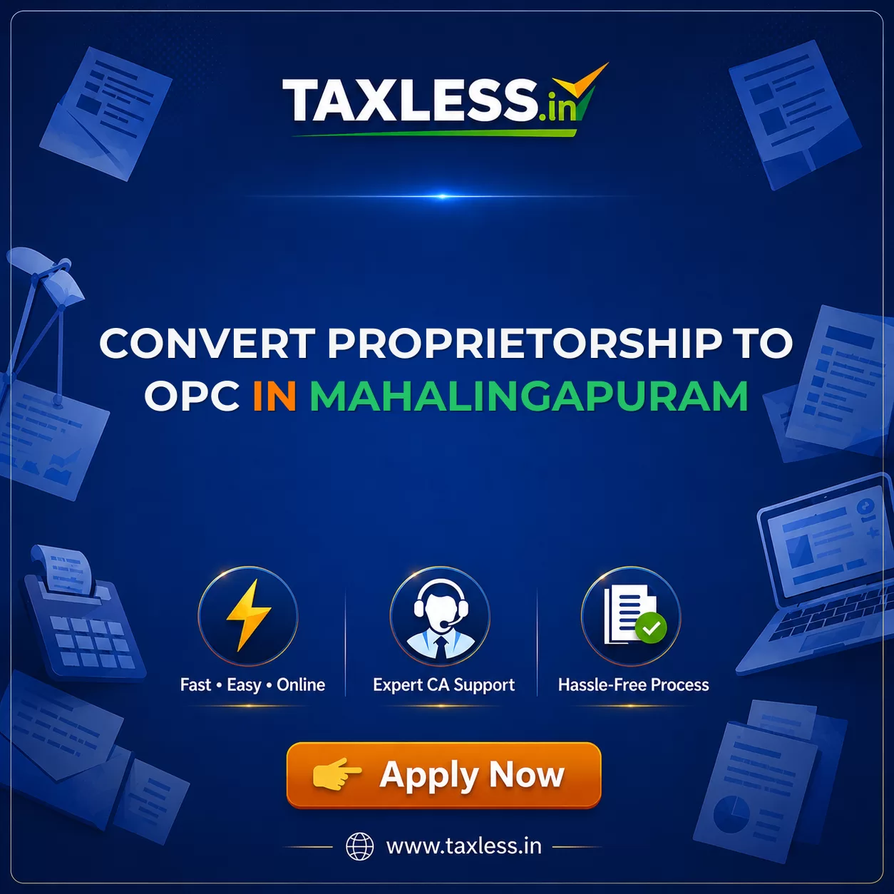 Convert Proprietorship To OPC in Mahalingapuram