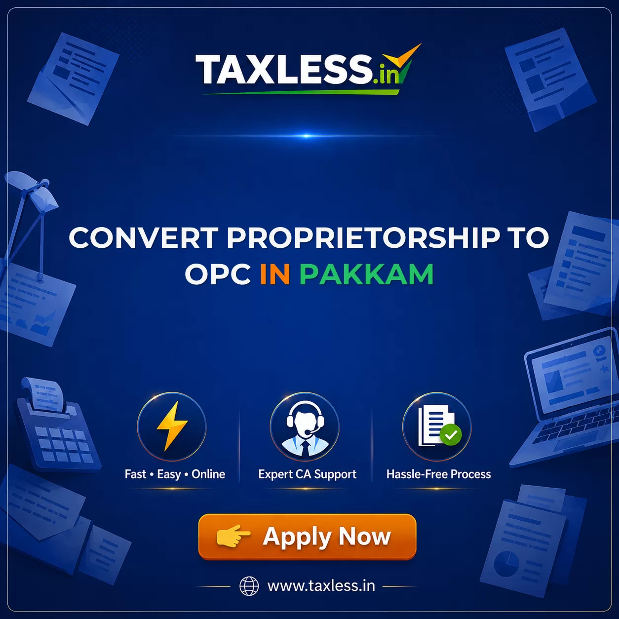 Convert Proprietorship To OPC in Pakkam