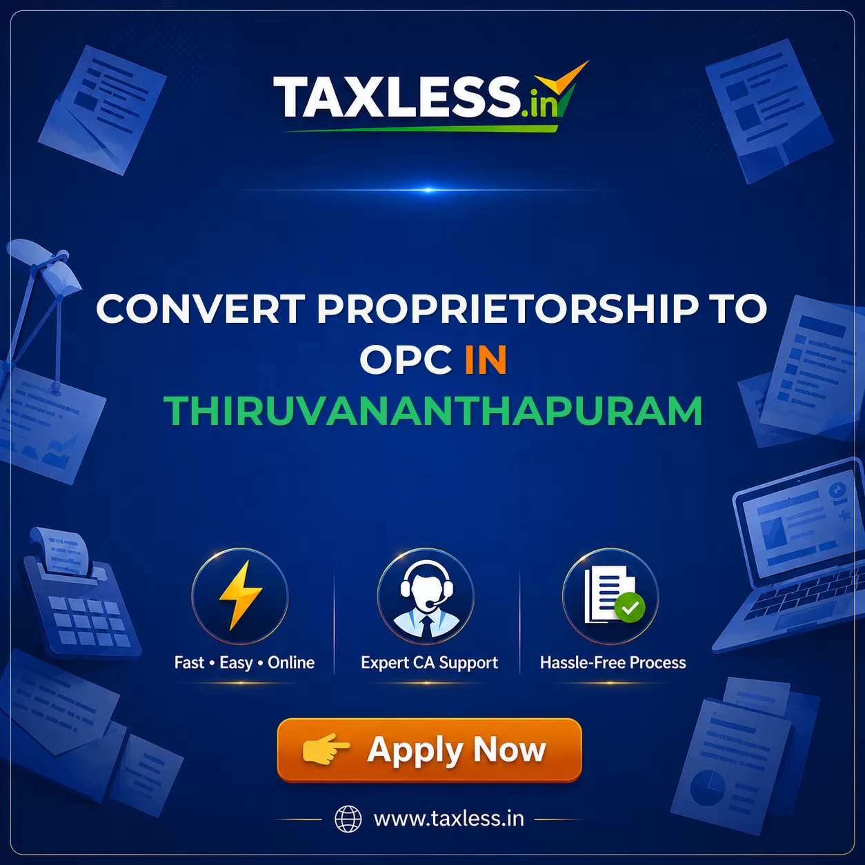 Convert Proprietorship To OPC in Thiruvananthapuram