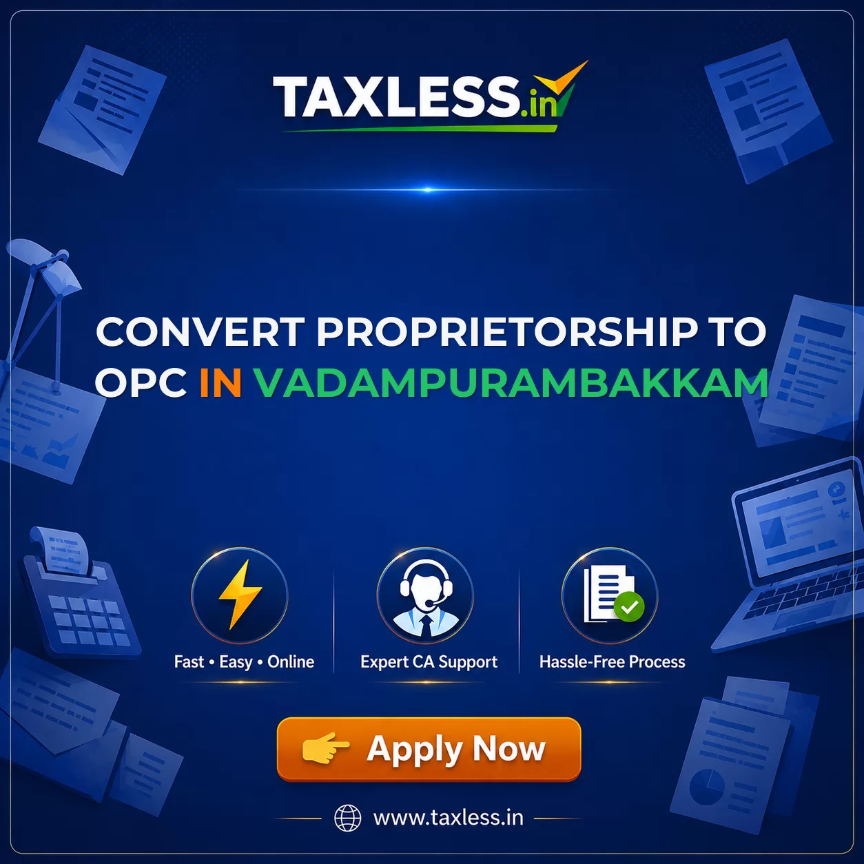 Convert Proprietorship To OPC in Vadampurambakkam