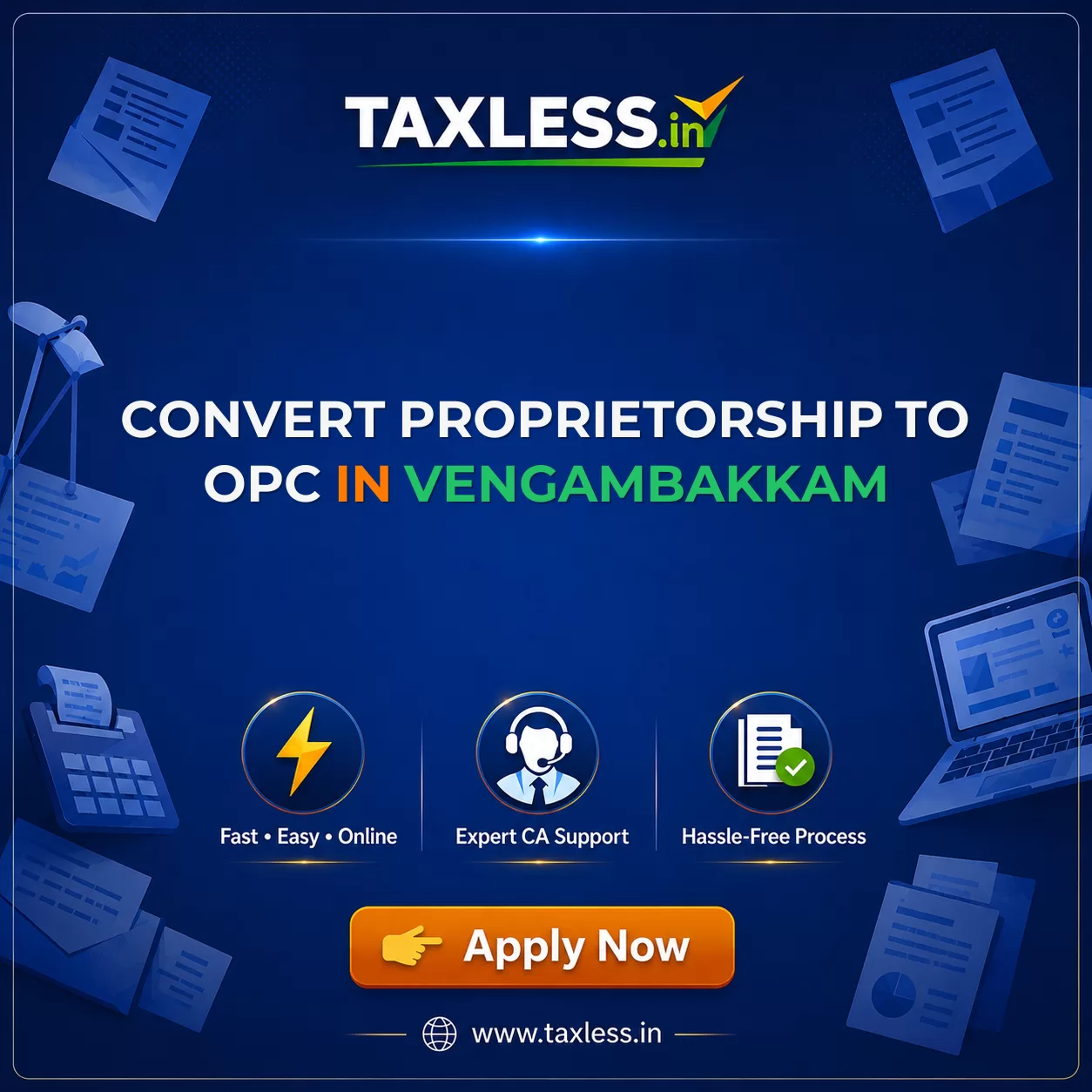 Convert Proprietorship To OPC in Vengambakkam