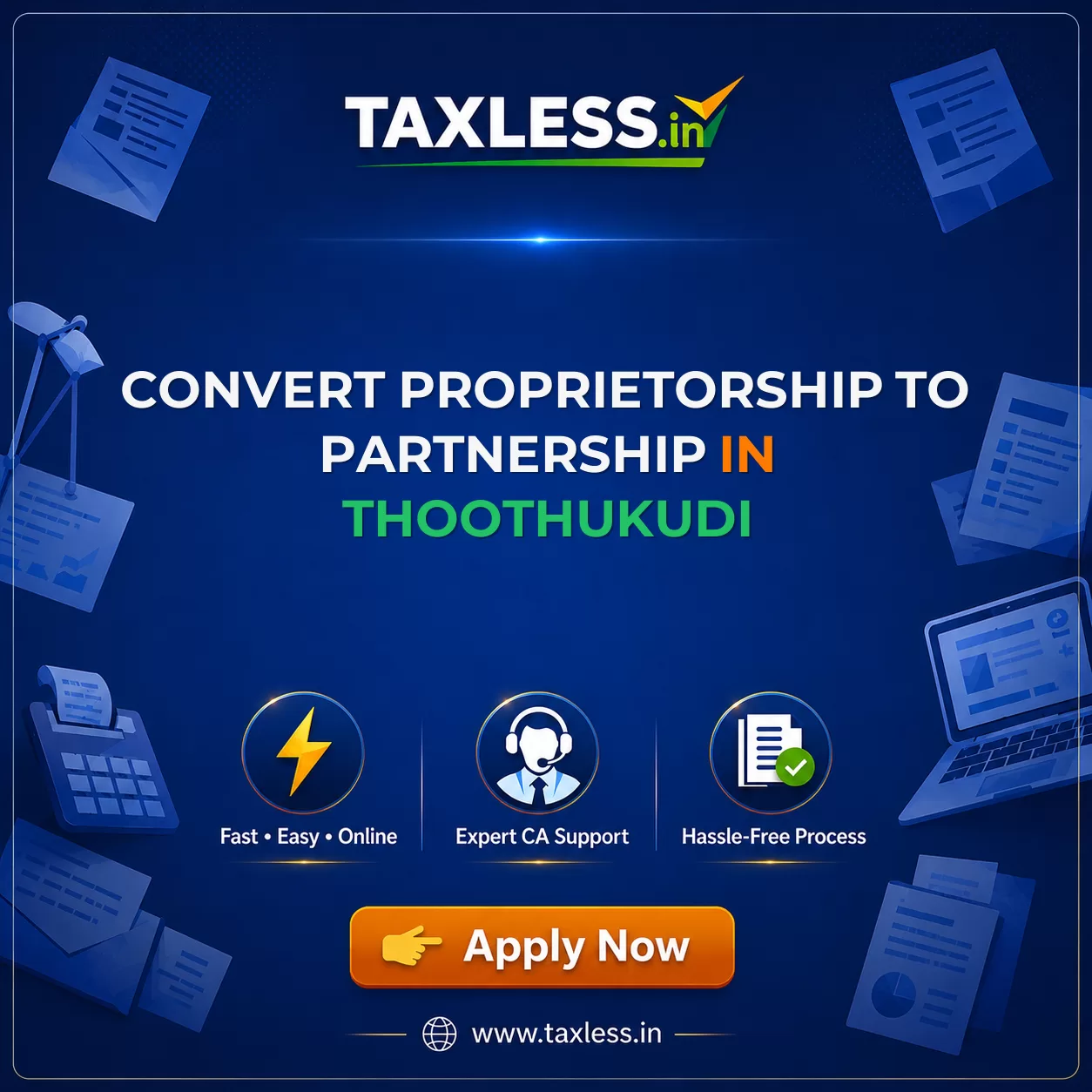 Convert Proprietorship To Partnership in Thoothukudi