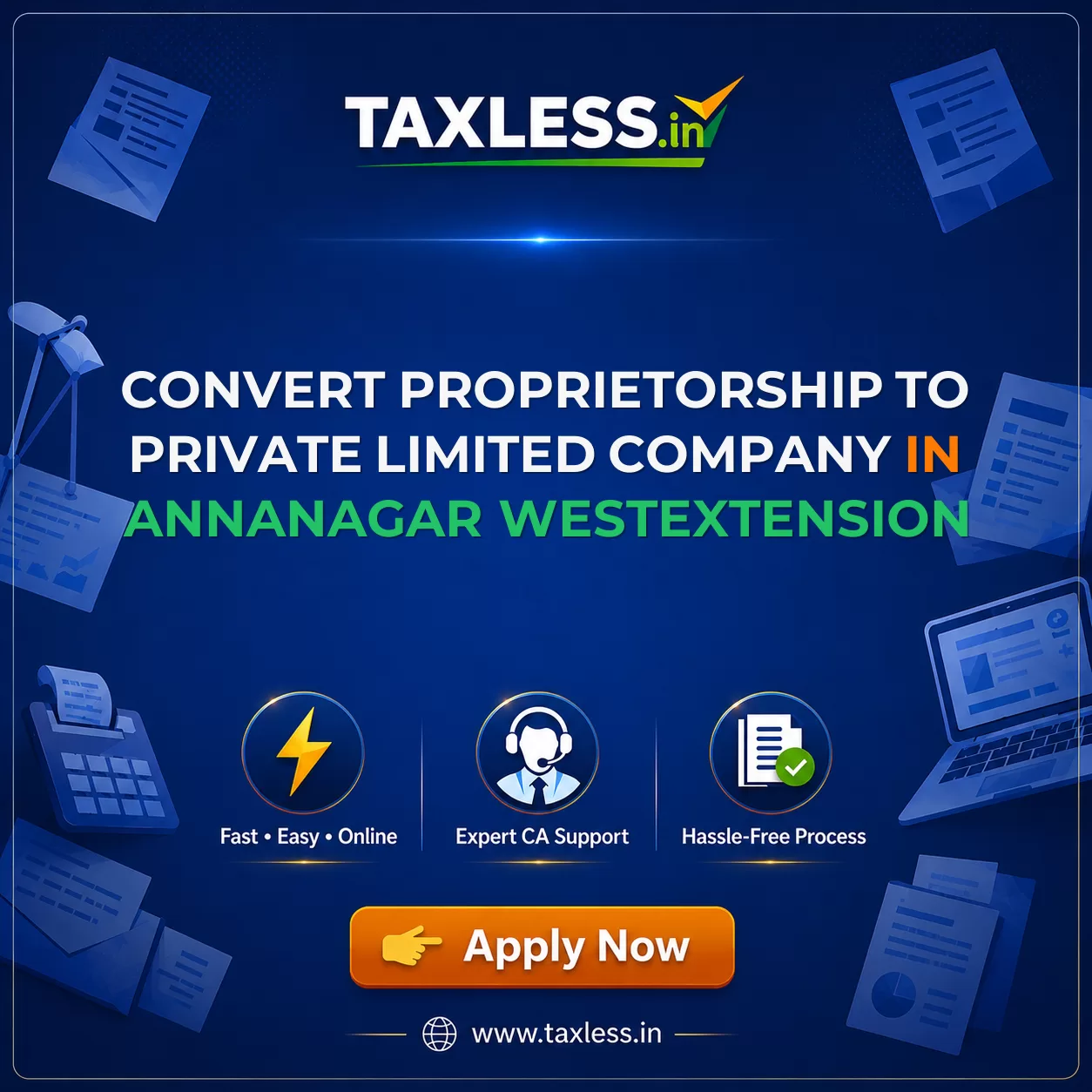 Convert Proprietorship To Private Limited Company in Annanagar Westextension