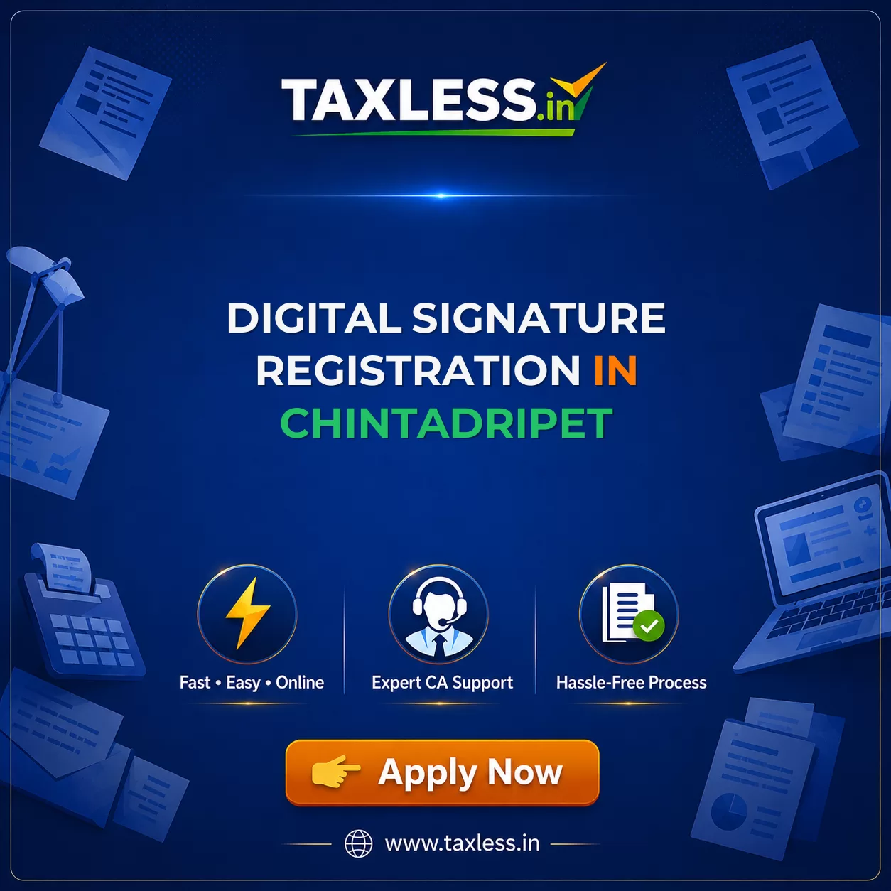 Digital Signature Registration in Chintadripet