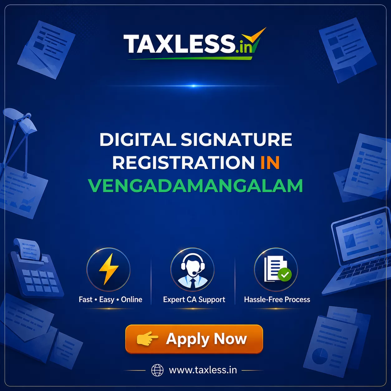 Digital Signature Registration in Vengadamangalam