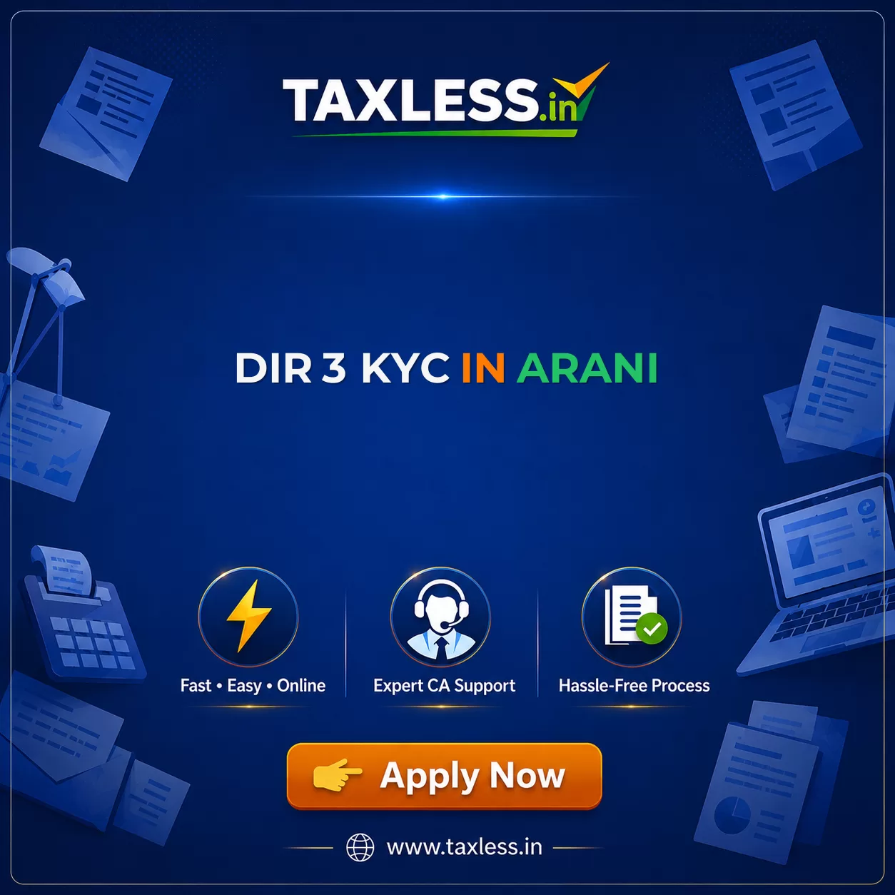 DIR 3 KYC in Arani