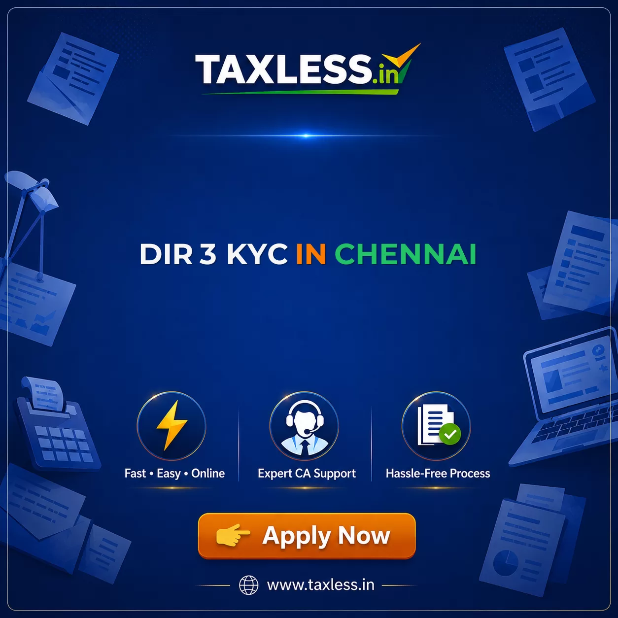 DIR 3 KYC in Chennai