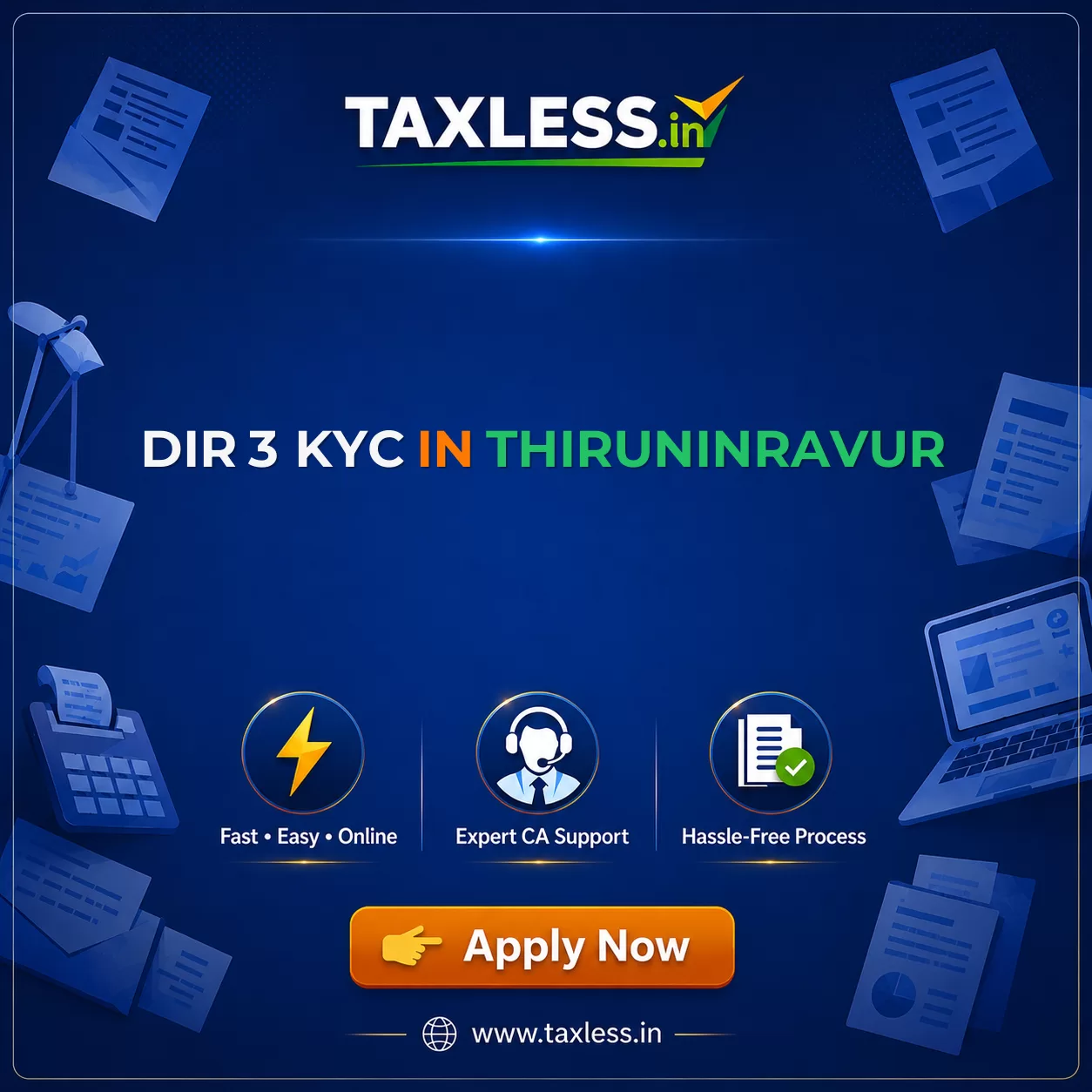 DIR 3 KYC in Thiruninravur