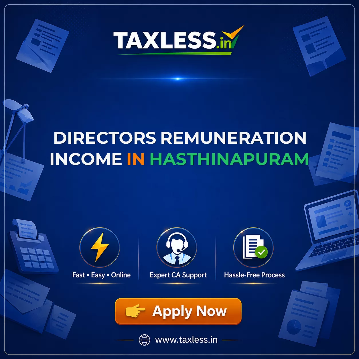 Directors Remuneration Income in Hasthinapuram