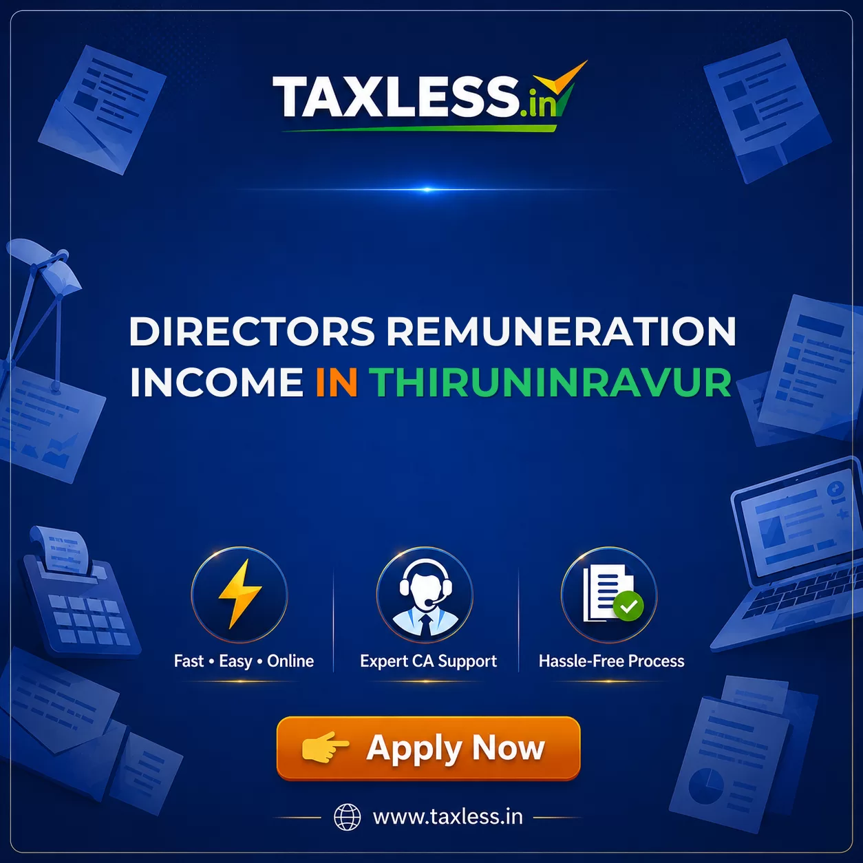 Directors Remuneration Income in Thiruninravur