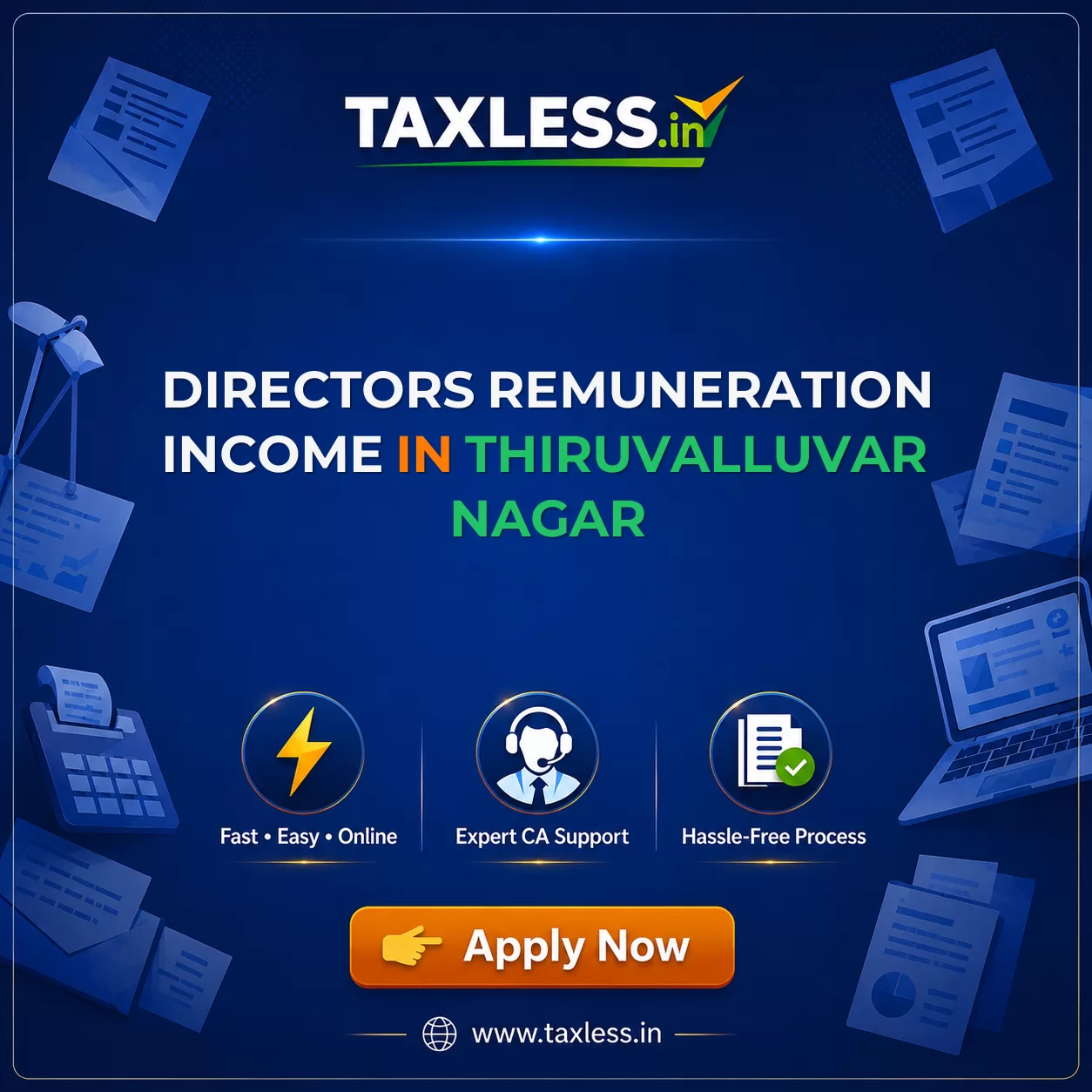 Directors Remuneration Income in Thiruvalluvar Nagar