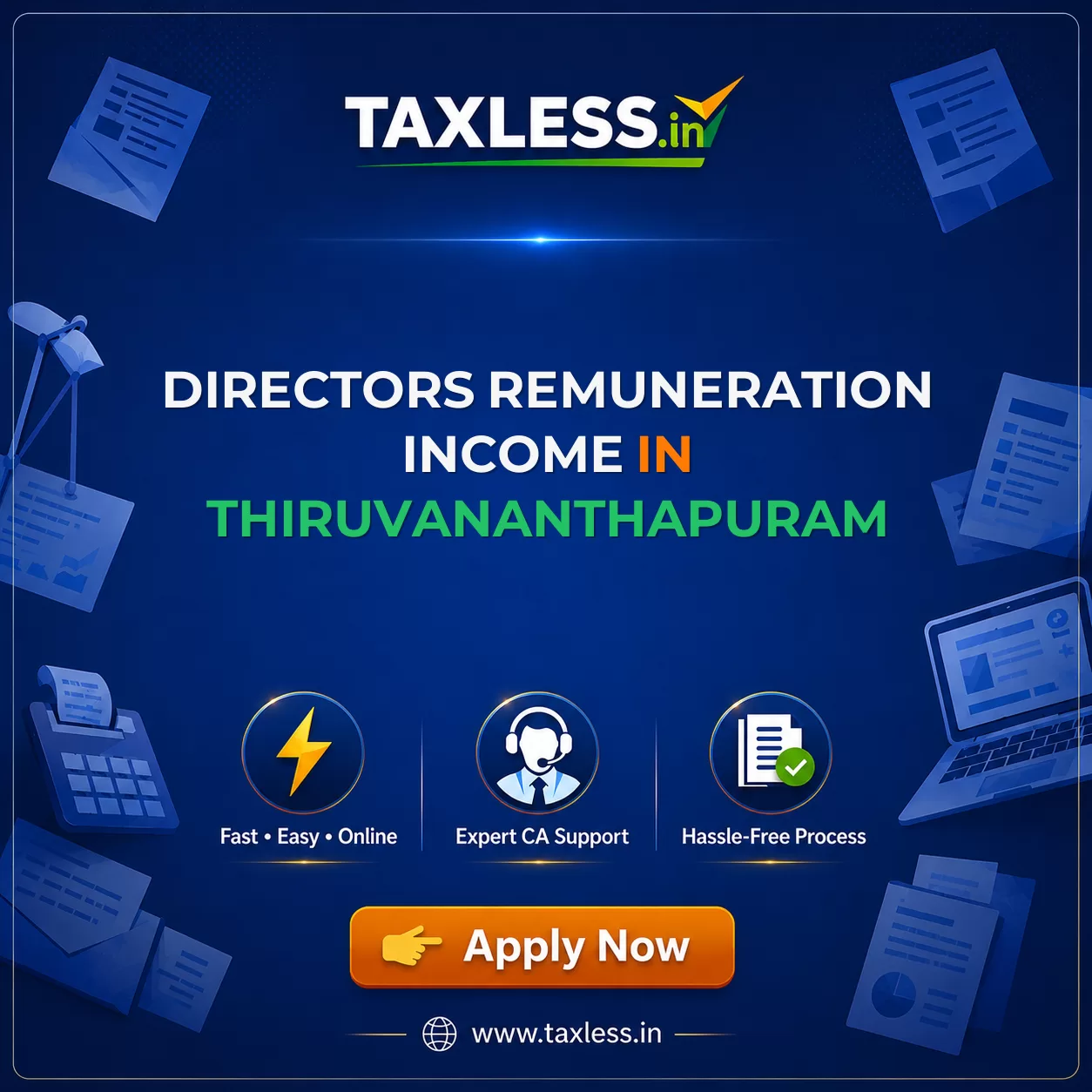 Directors Remuneration Income in Thiruvananthapuram