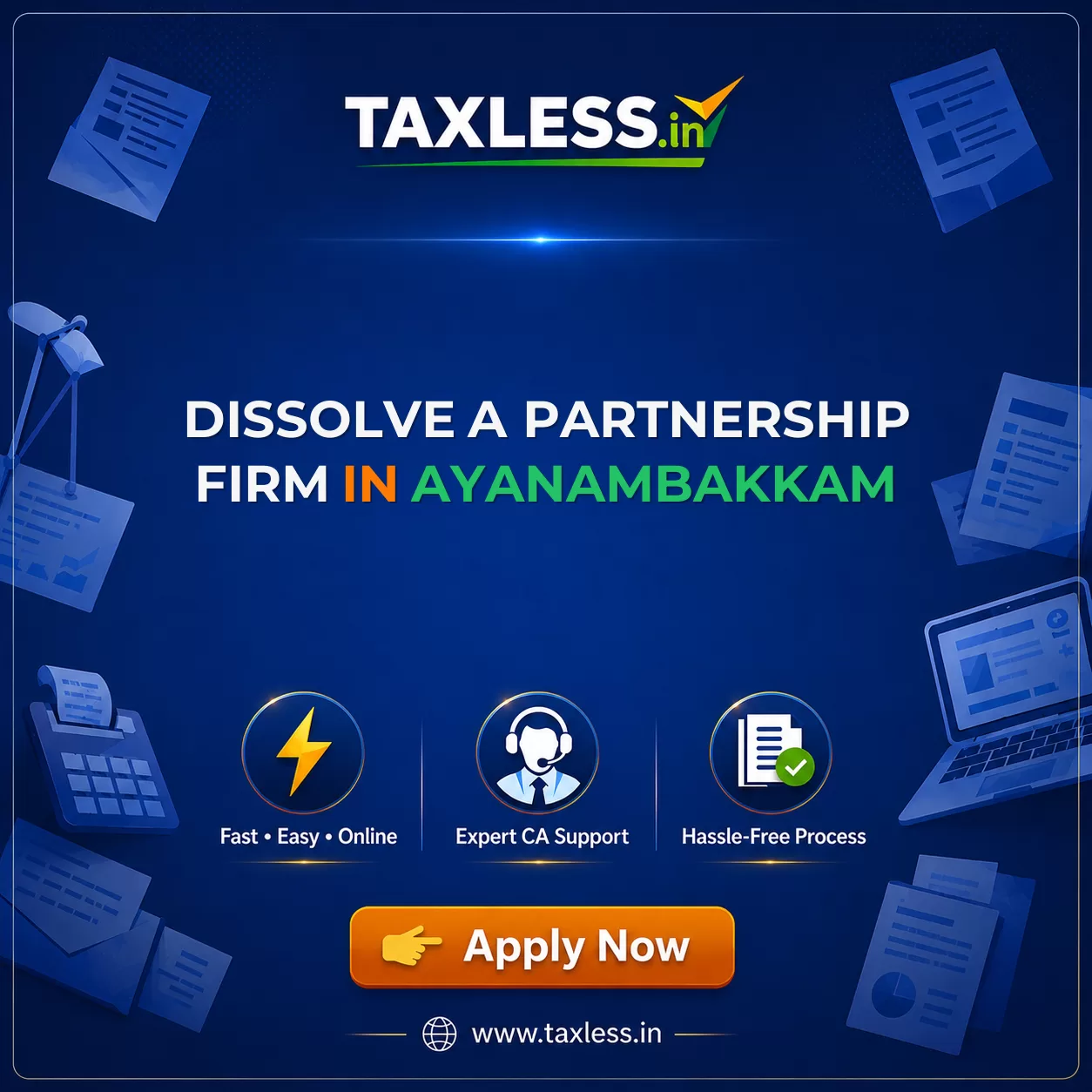 Dissolve A Partnership Firm in Ayanambakkam
