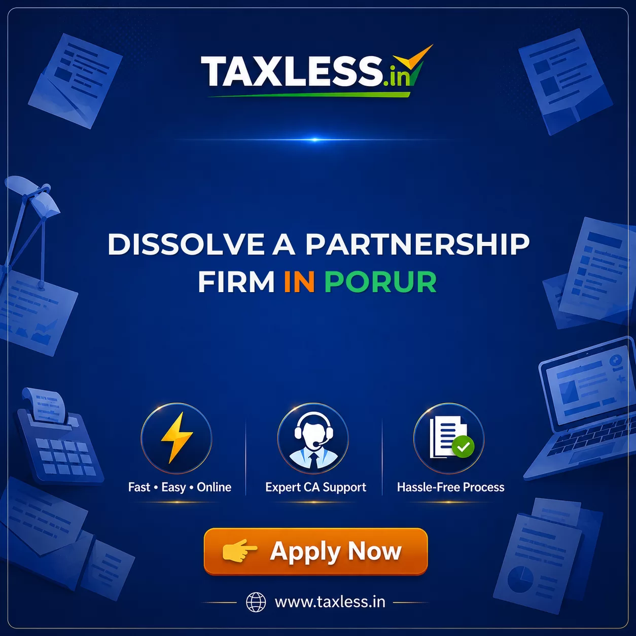 Dissolve A Partnership Firm in Porur