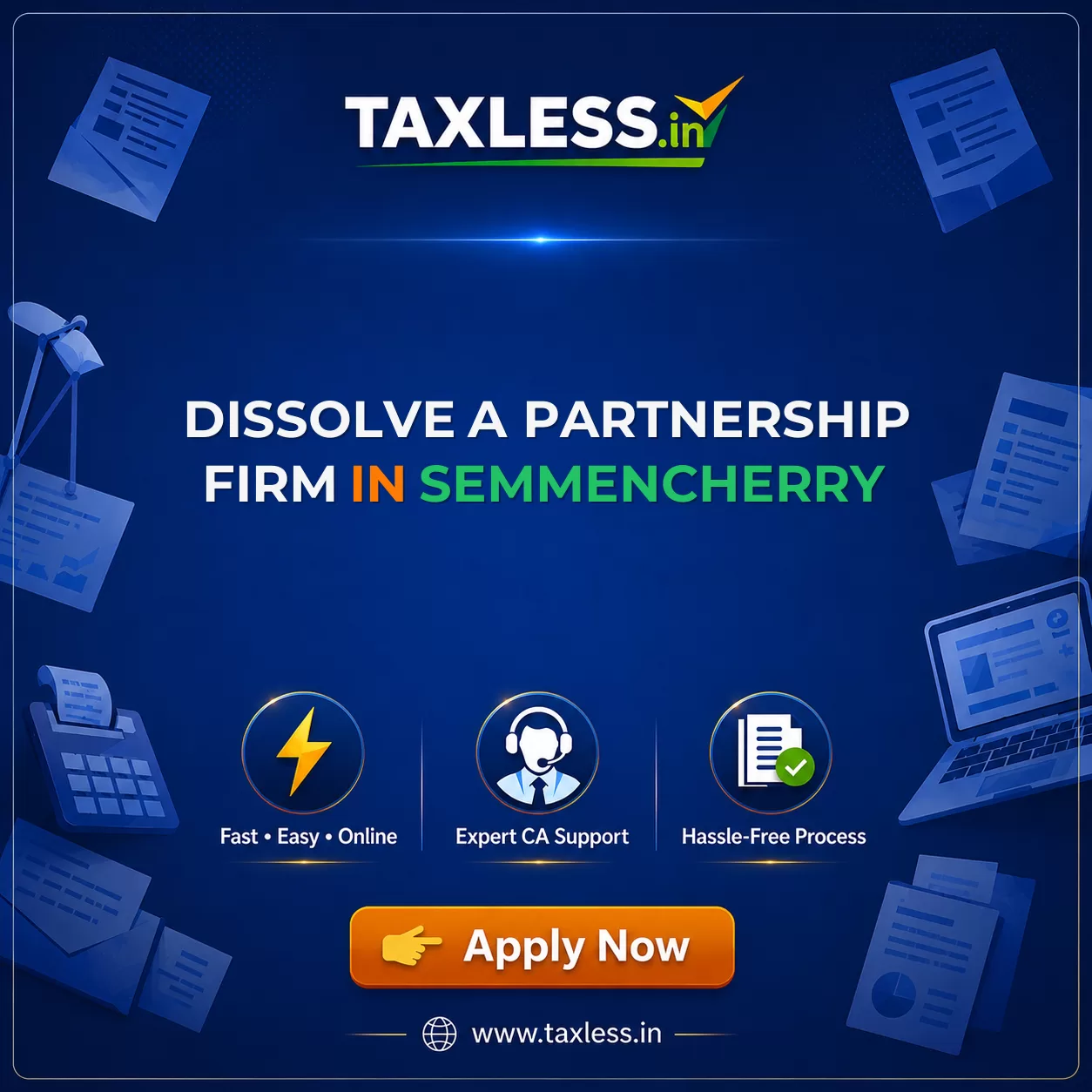 Dissolve A Partnership Firm in Semmencherry