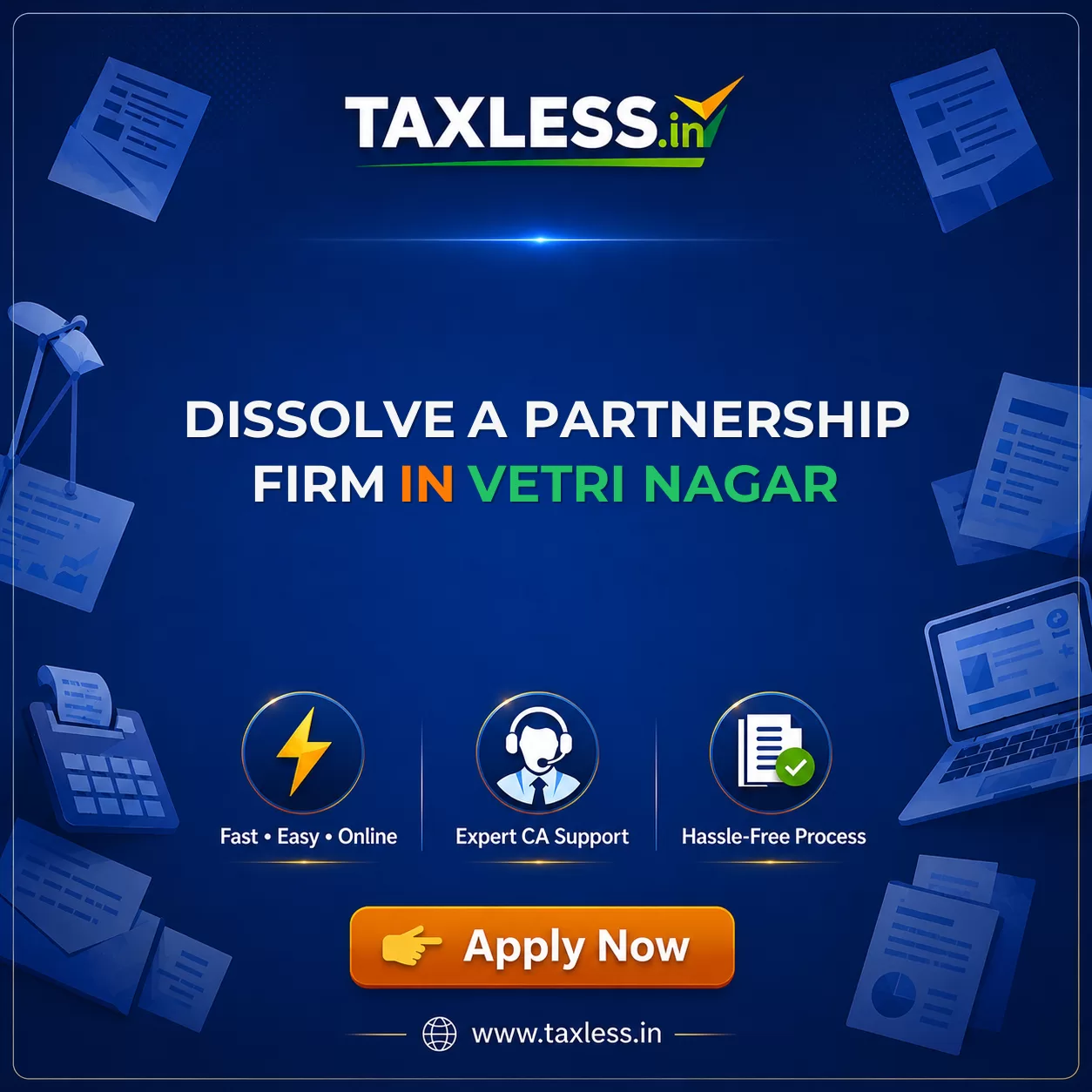 Dissolve A Partnership Firm in Vetri Nagar
