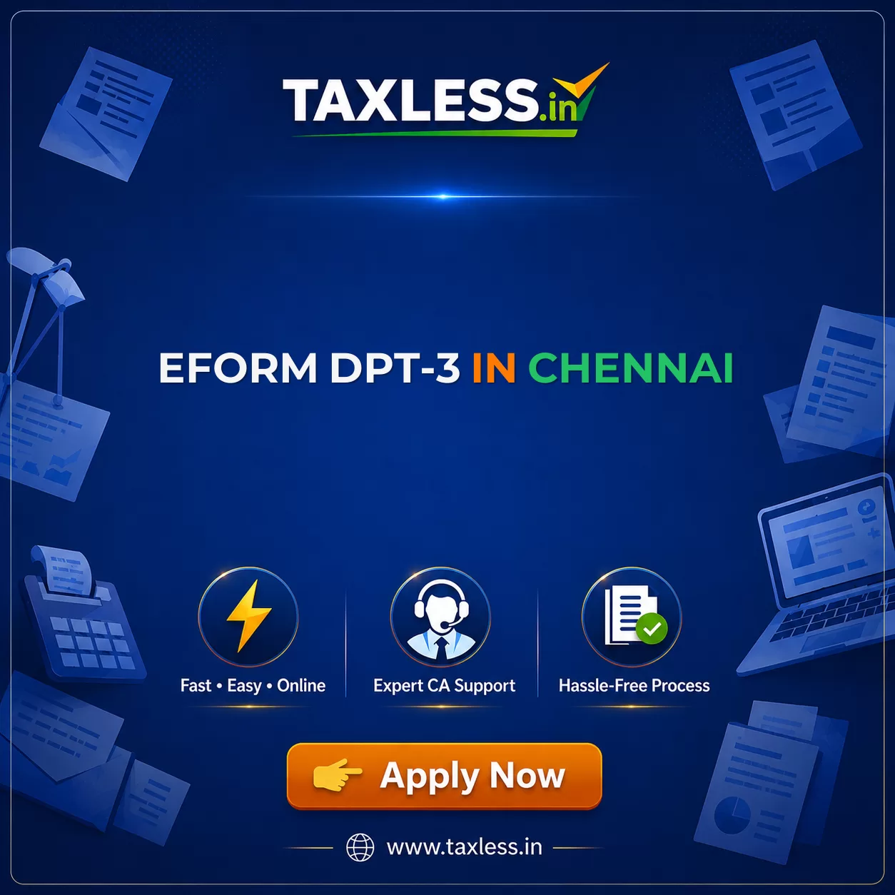 EForm DPT-3 in Chennai
