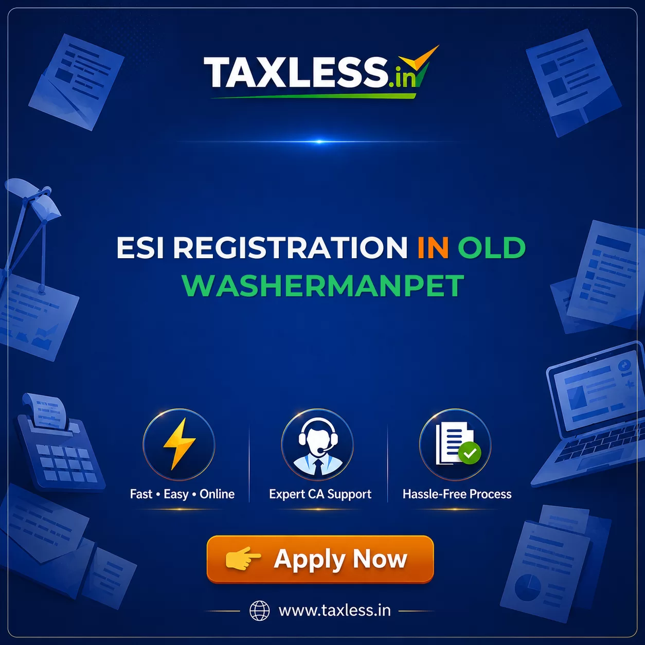 ESI Registration in Old Washermanpet