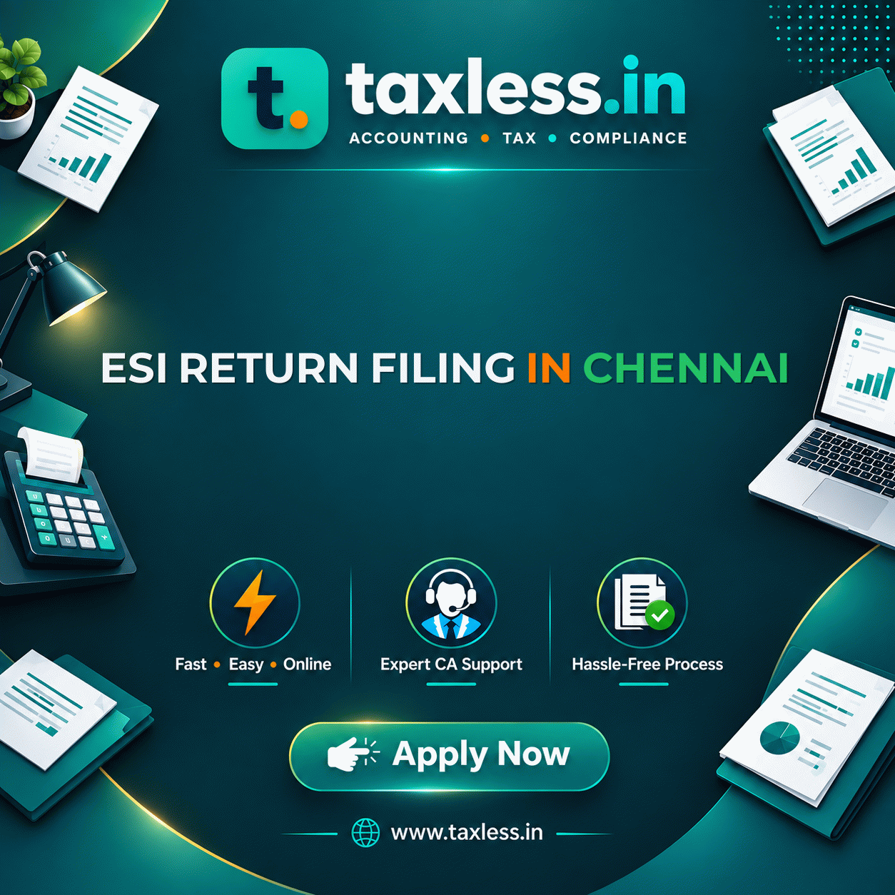 ESI Return Filing in Chennai