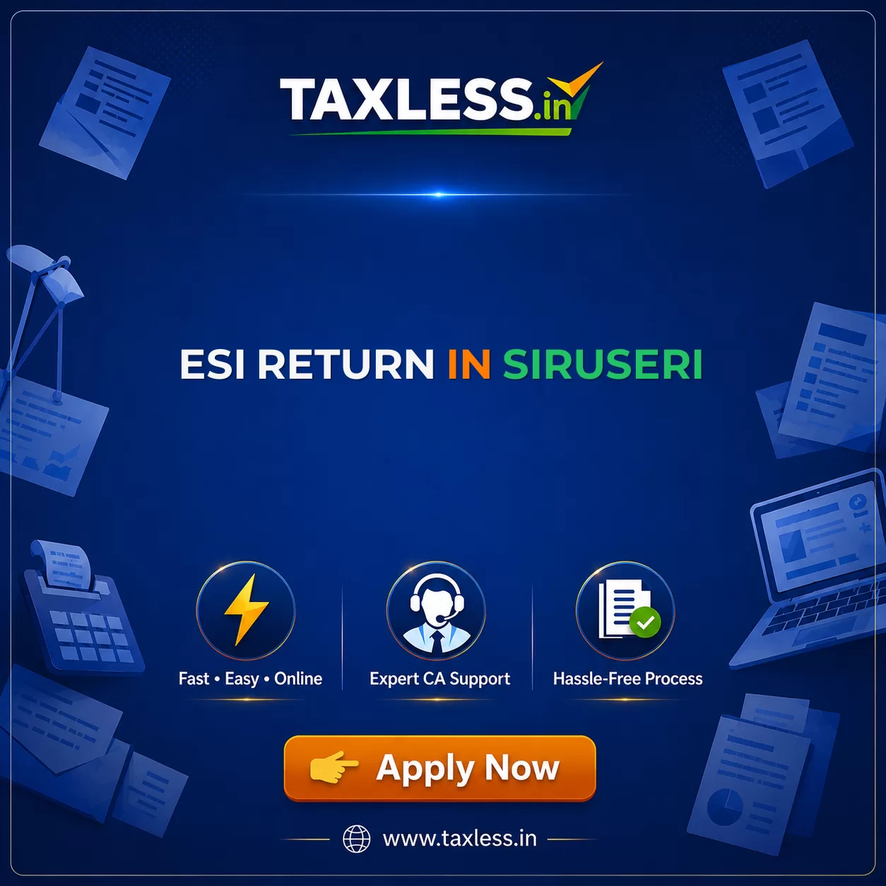 ESI Return in Siruseri