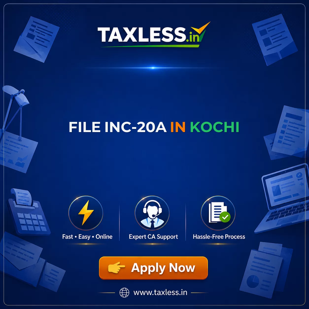File INC-20A in Kochi