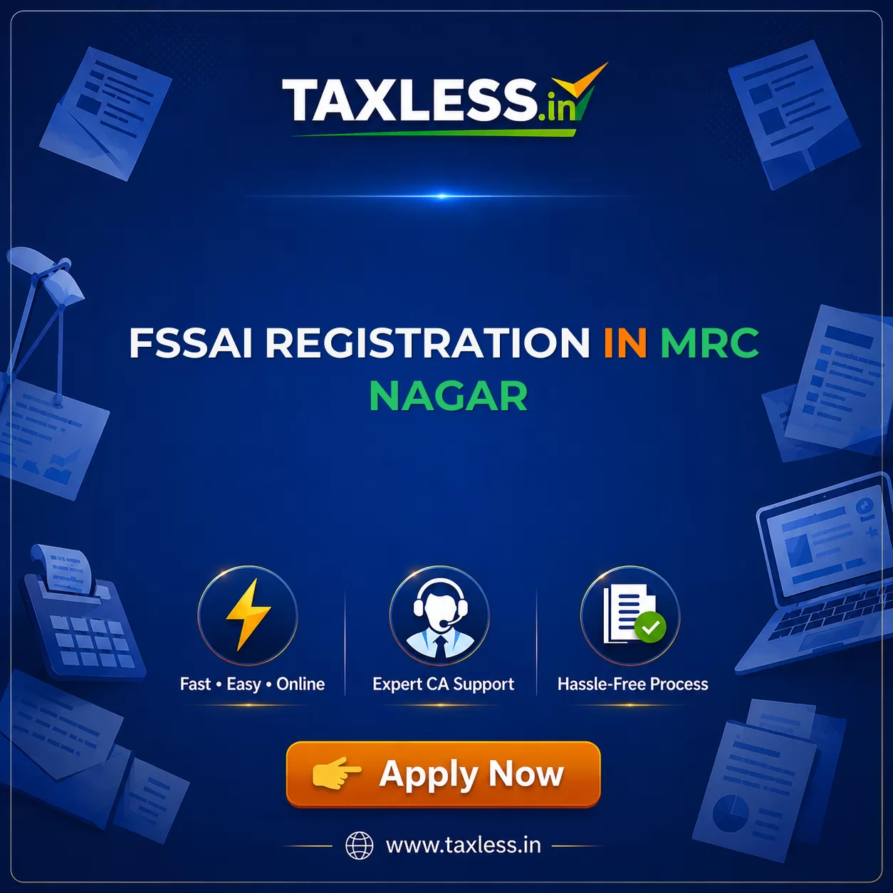 FSSAI Registration in Mrc Nagar