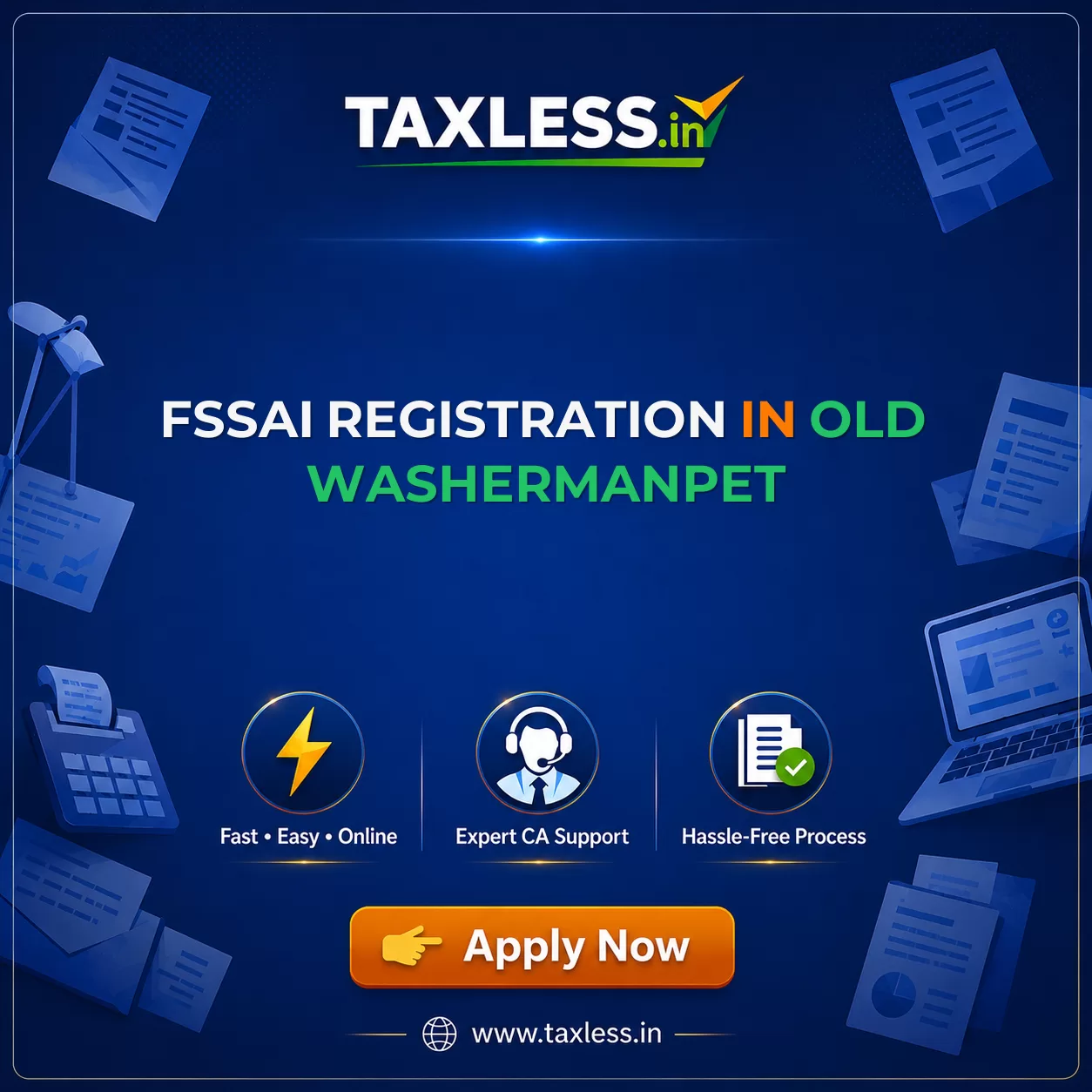 FSSAI Registration in Old Washermanpet