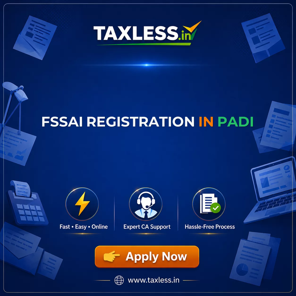 FSSAI Registration in Padi