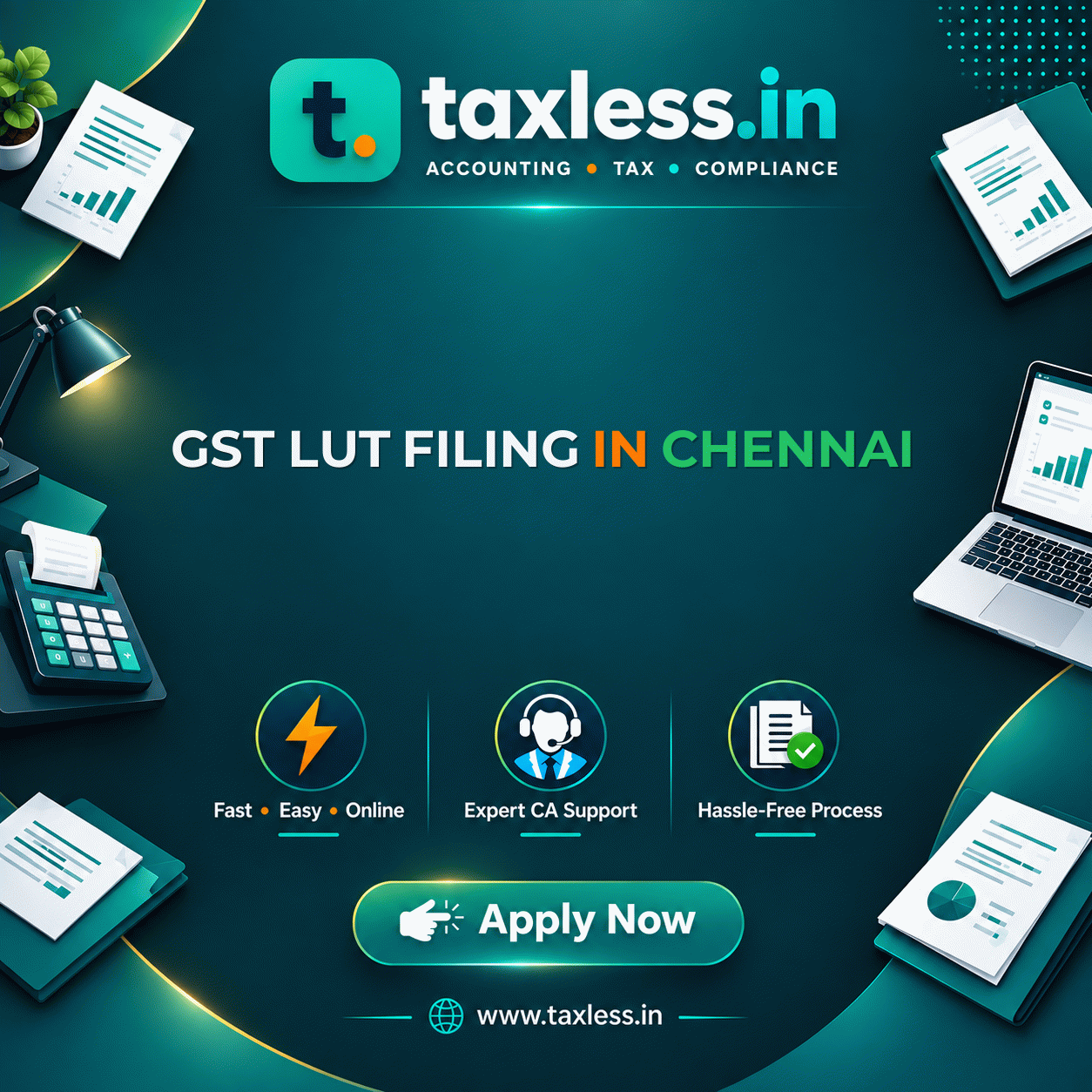 GST LUT Filing in Chennai