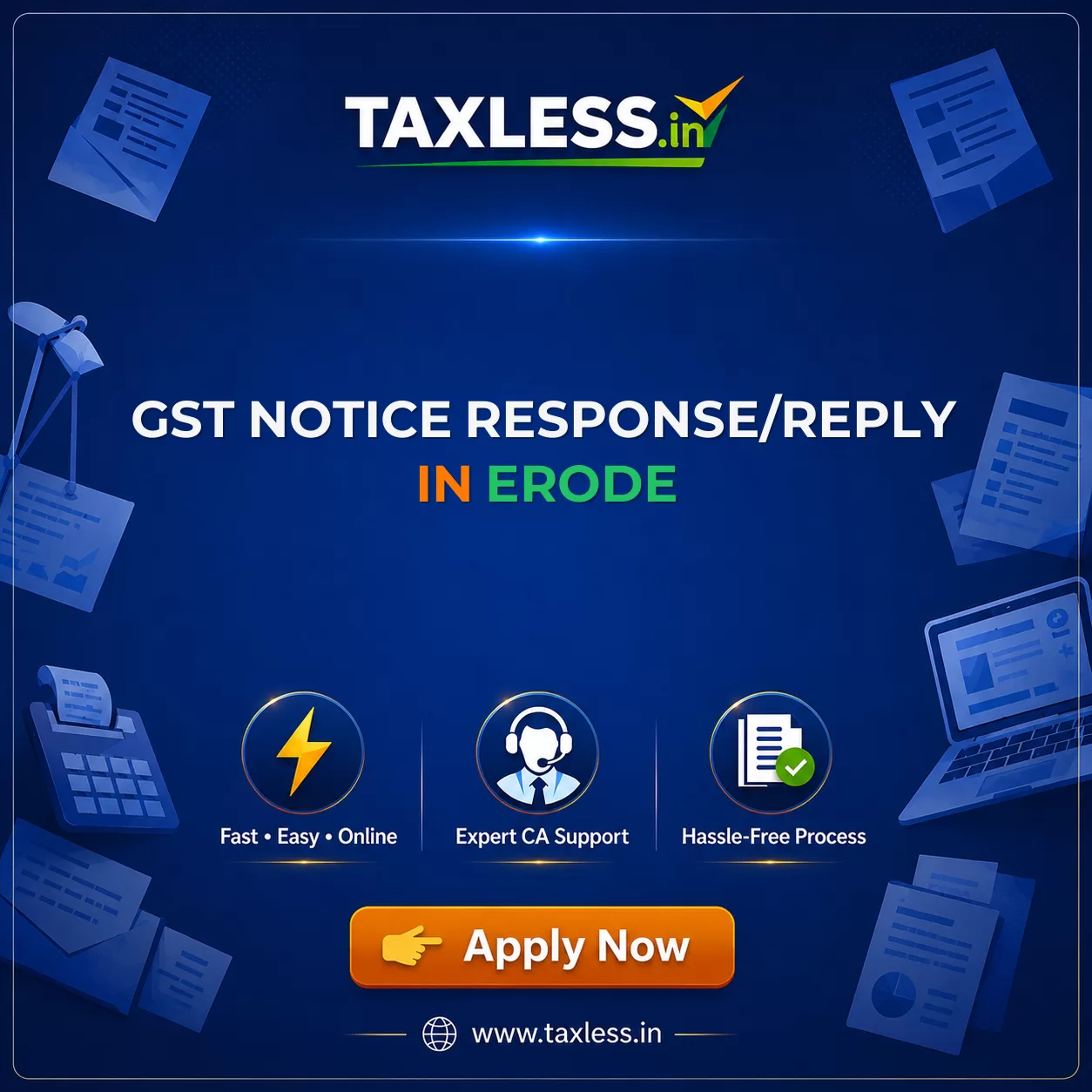 GST Notice Response/Reply in Erode