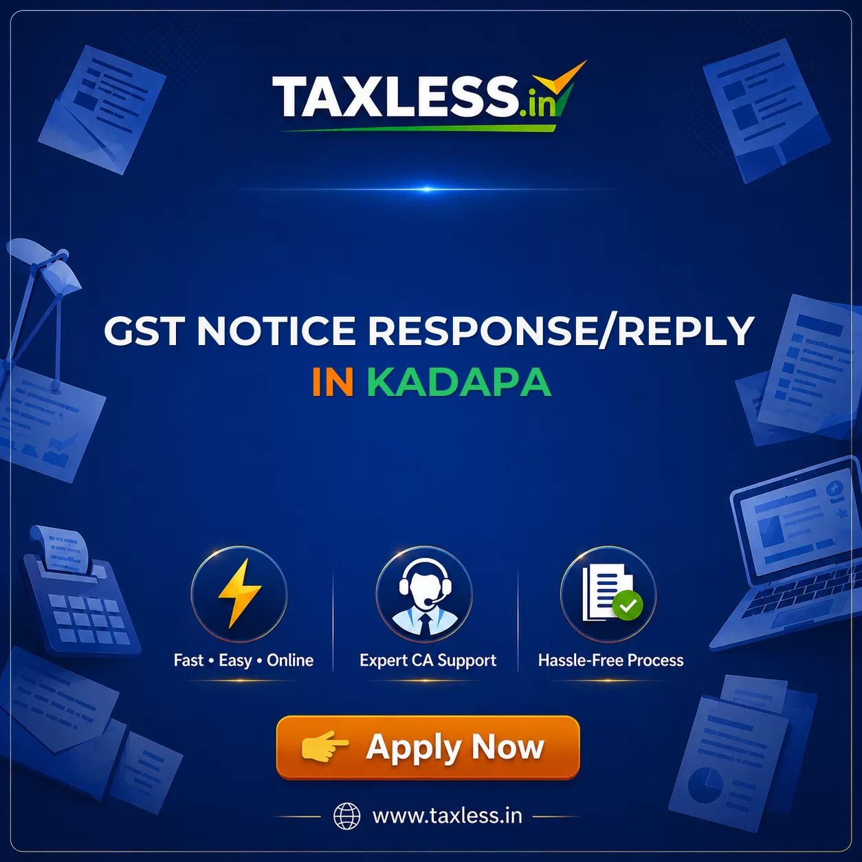 GST Notice Response/Reply in Kadapa
