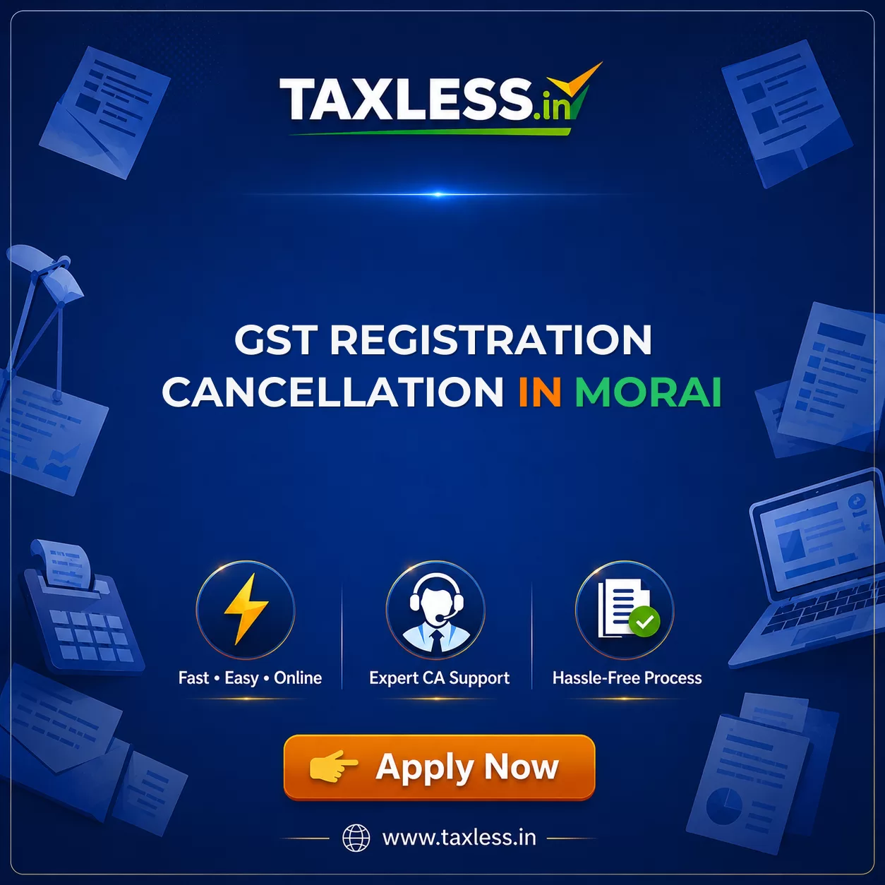 GST Registration Cancellation in Morai